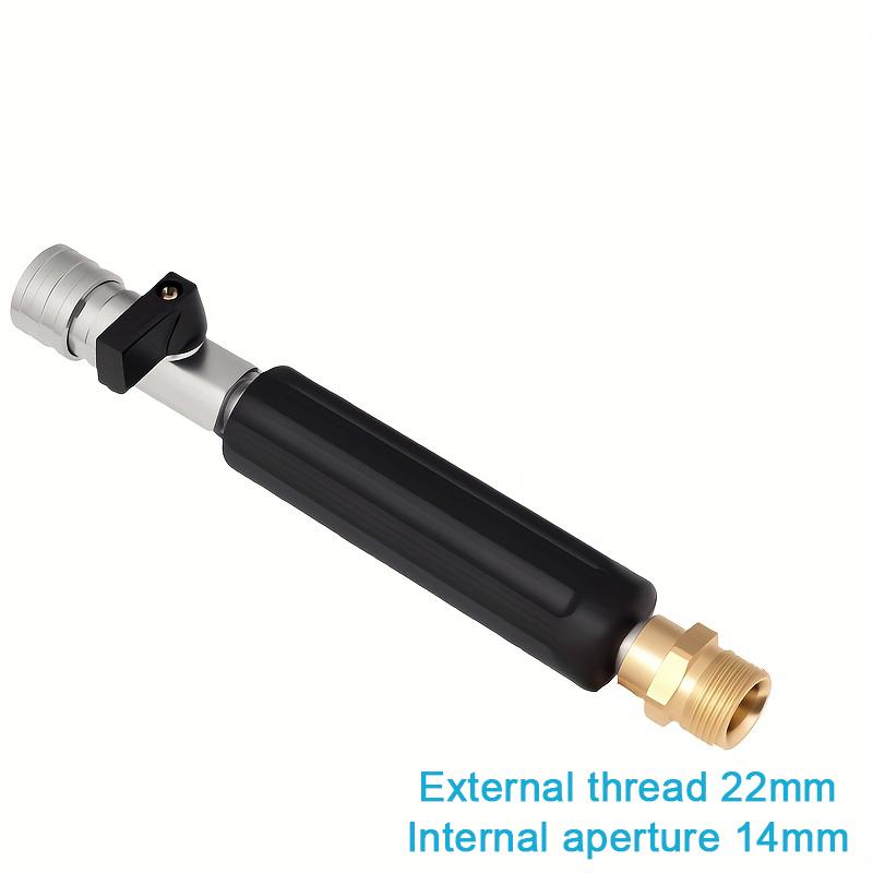 High-Pressure Ball Valve Extension Rod 1/4inch Quick-Insert M22-14 thread interface Optional 90° Extension Spray Nozzle
High-Pressure Ball Valve Extension Rod 1/4inch Quick-Insert M22-14 thread interface Optional 90° Extension Spray Nozzle