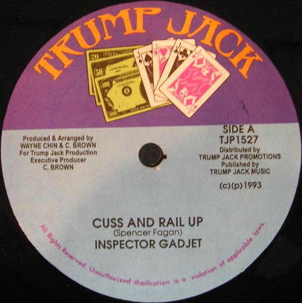 12inch Record INSPECTOR GADJET Cuss And Rail Up TJP1527 Trump Jack Reco 1993 Jamaica Reggae Ska Dub Used
12inch Record INSPECTOR GADJET Cuss And Rail Up TJP1527 Trump Jack Reco 1993 Jamaica Reggae Ska Dub Used