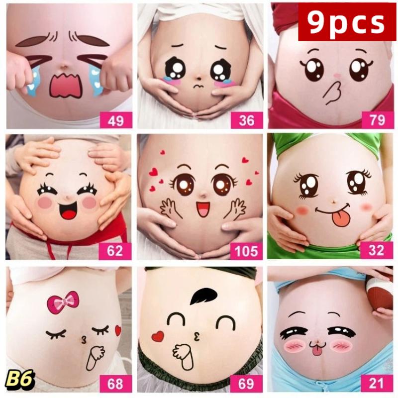 9Pcs Funny Pregnancy Belly Stickers Photographs Props Facial Expressions Decals Memorable Keepsakes Mum Maternity Accessories (as the picture,900*900*700MM)
9Pcs Funny Pregnancy Belly Stickers Photographs Props Facial Expressions Decals Memorable Keepsakes Mum Maternity Accessories (as the picture,900*900*700MM)