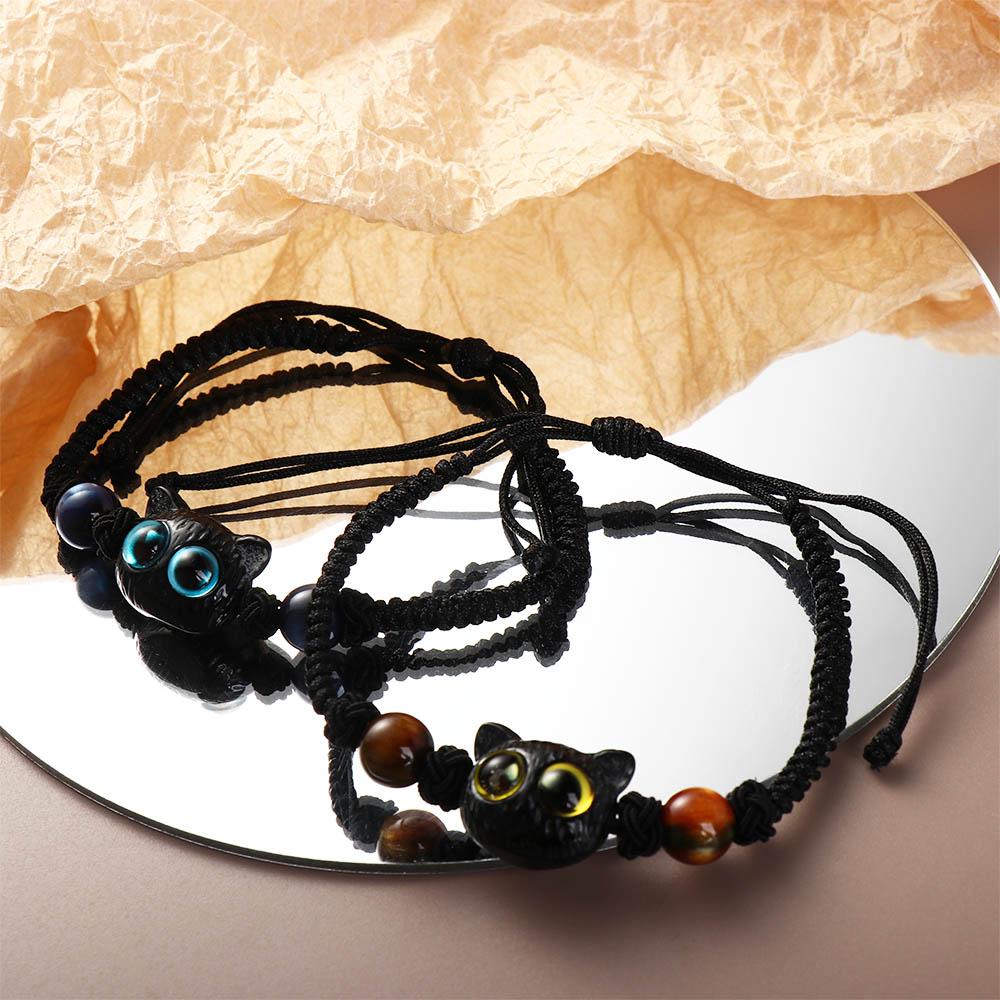 Style Geometric Woven Hand Rope Cat Charms Bracelet Women Jewelry Accessories Black Cat Bracelet синий
Style Geometric Woven Hand Rope Cat Charms Bracelet Women Jewelry Accessories Black Cat Bracelet синий