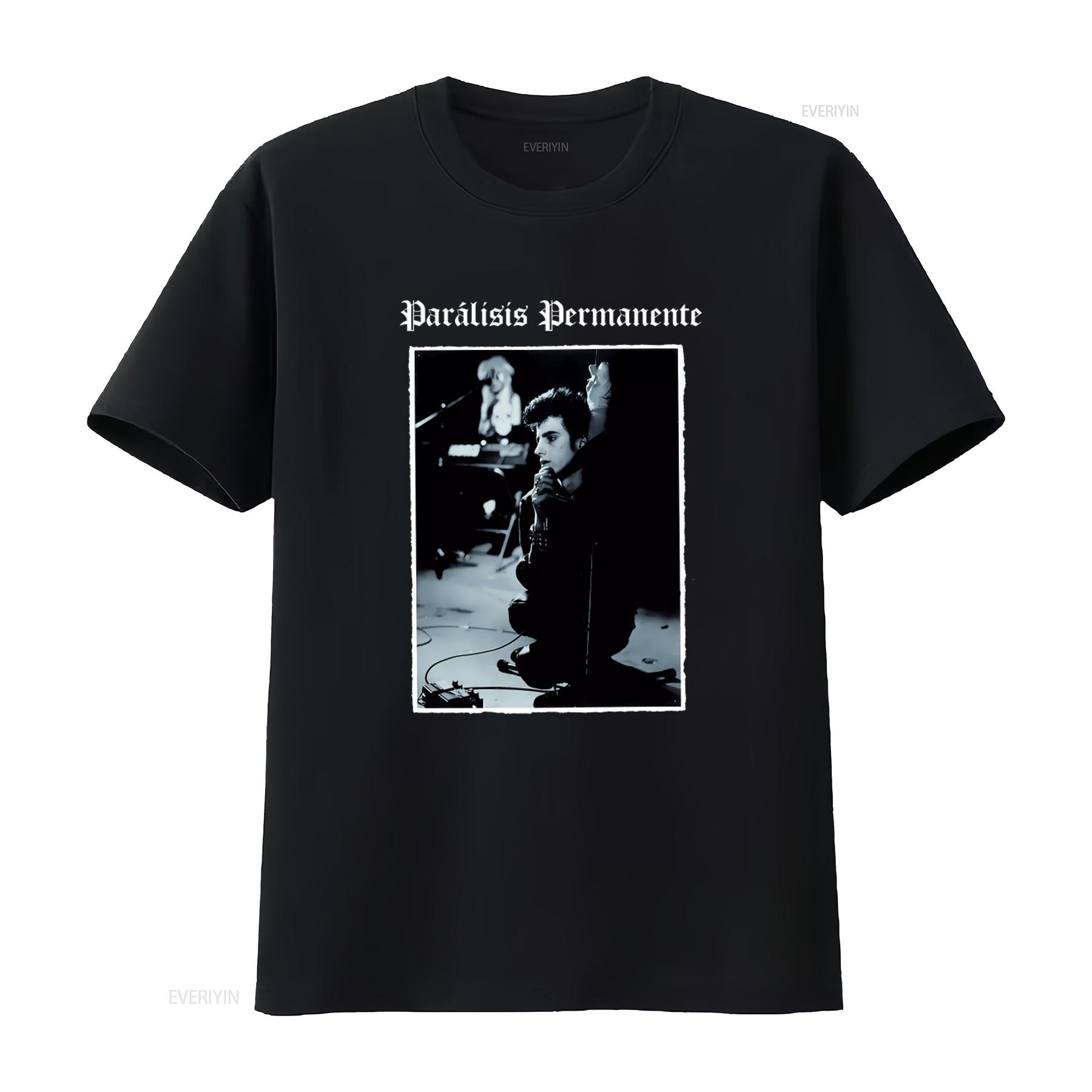 Paralisis Permanente Punk Rock Band Performance T Shirt for Retro Style Music Lover vintage Washed Slightly Comfortable 4XL
Paralisis Permanente Punk Rock Band Performance T Shirt for Retro Style Music Lover vintage Washed Slightly Comfortable 4XL