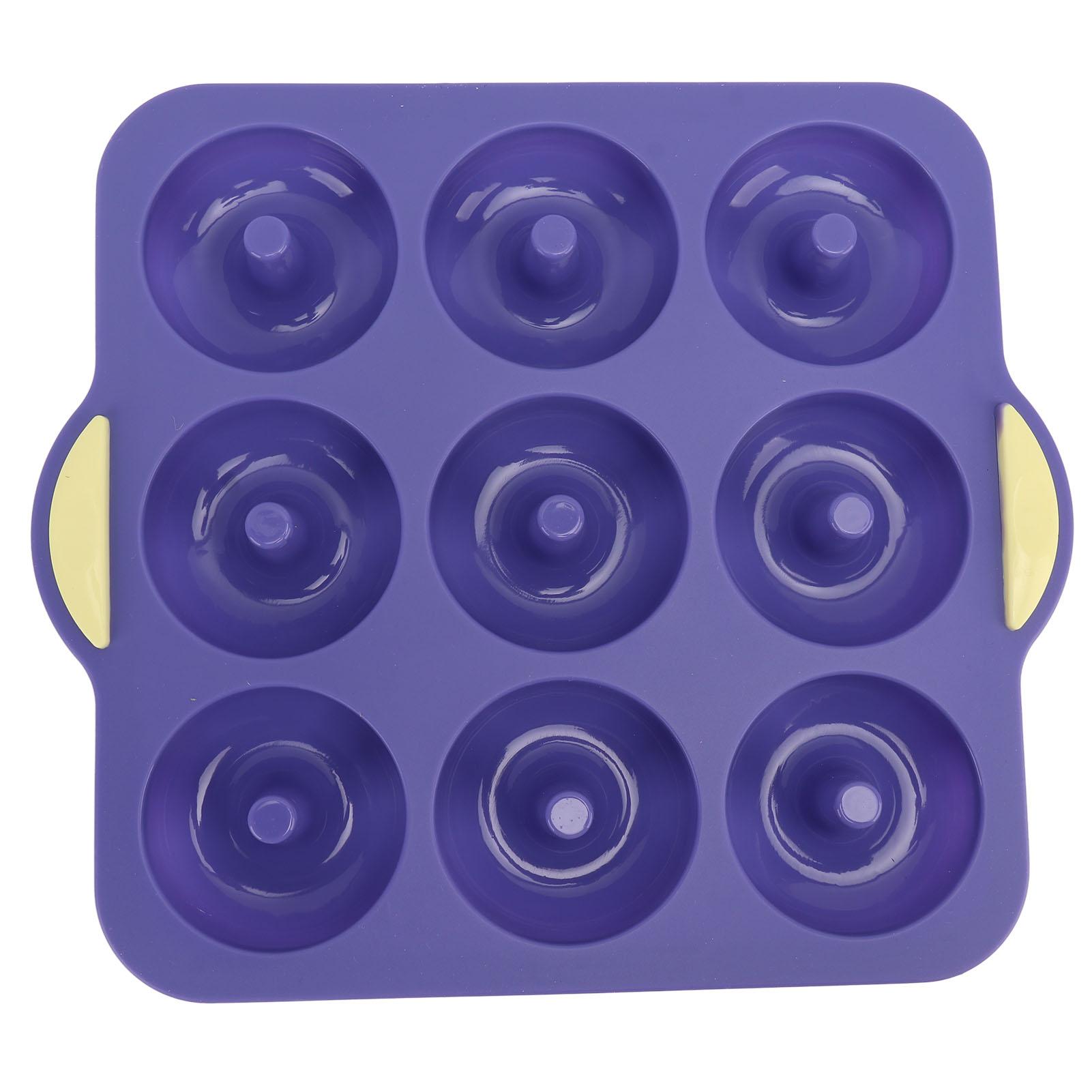 Силіконова форма для пончиків 9 комірок Запобігає прилипанню Безпечна Термостійка Набір форм для пончиків для торта Печива
Силіконова форма для пончиків 9 комірок Запобігає прилипанню Безпечна Термостійка Набір форм для пончиків для торта Печива