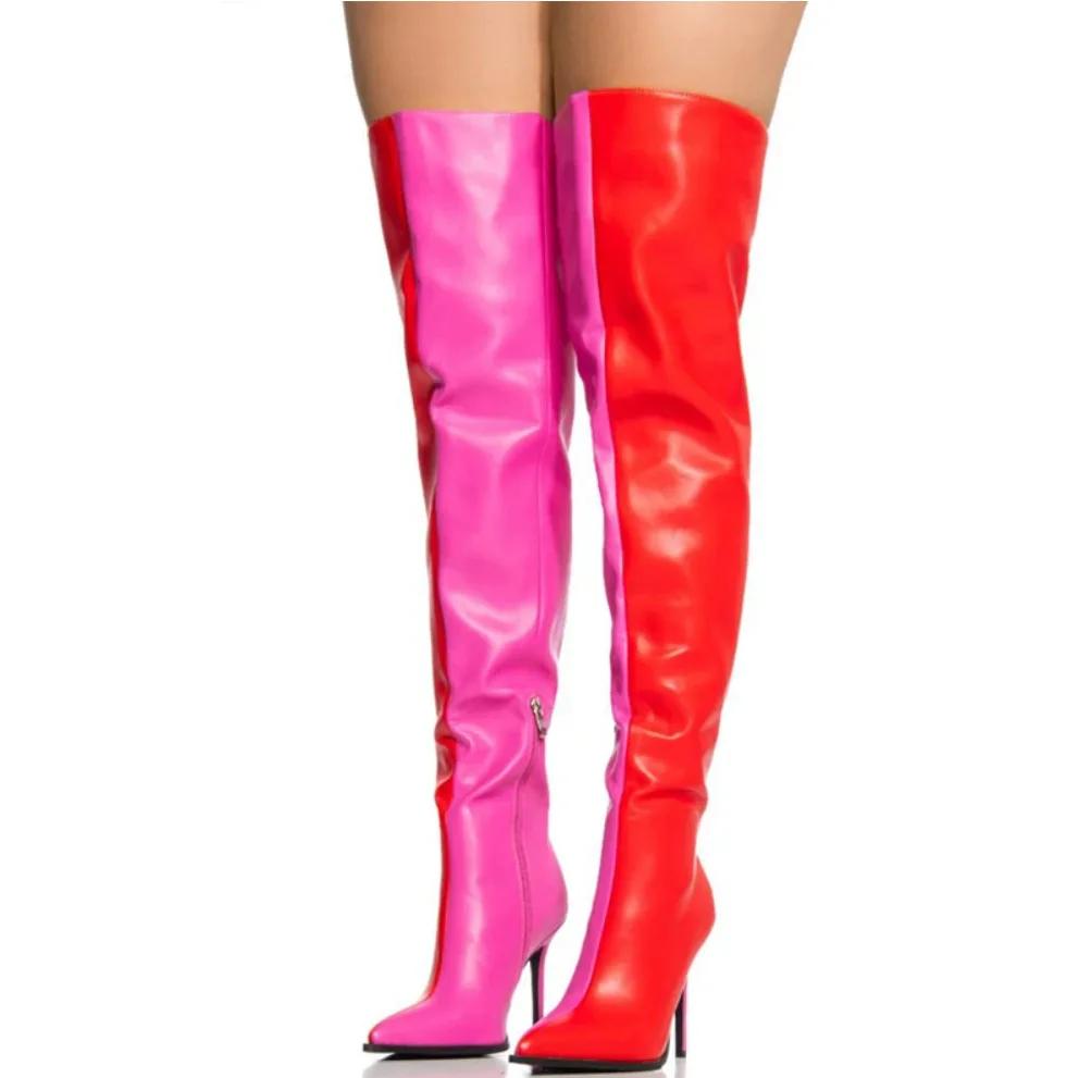 Black Fashion Over The Knee Boot Side Zipper PU High Heels 11CM Thin Heels Mixed Colors Women Shoes Zapatos Mujer Botas Ladies 39
Black Fashion Over The Knee Boot Side Zipper PU High Heels 11CM Thin Heels Mixed Colors Women Shoes Zapatos Mujer Botas Ladies 39