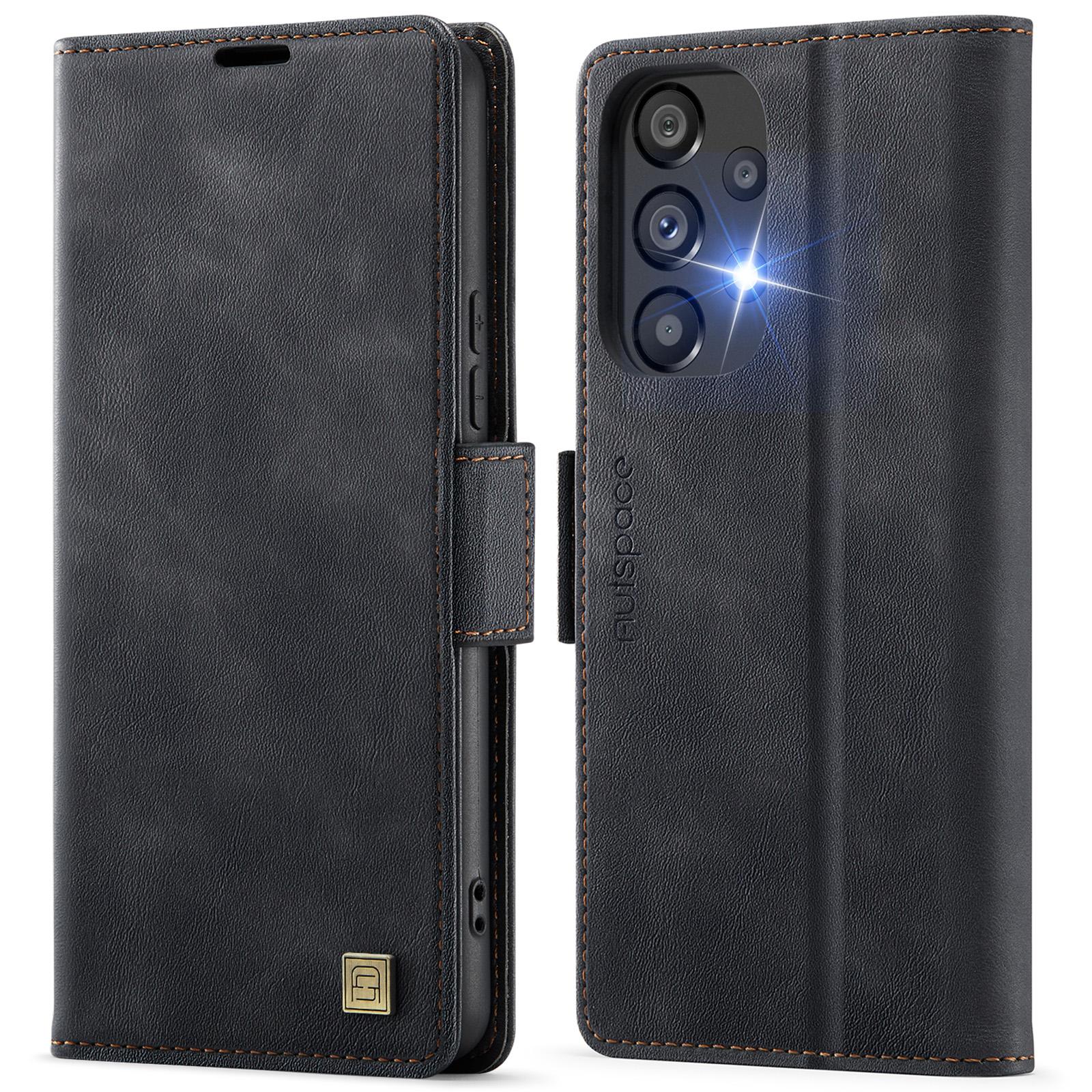 For Samsung Galaxy A52 5G Case AUTSPACE A11 RFID Blocking Retro Leather Cell Phone Wallet Cover Black
For Samsung Galaxy A52 5G Case AUTSPACE A11 RFID Blocking Retro Leather Cell Phone Wallet Cover Black