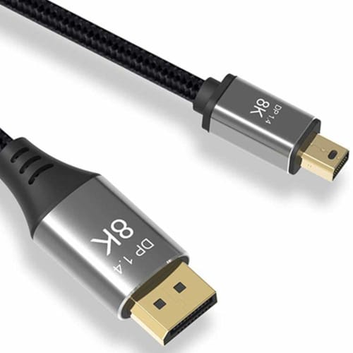 Кабель CABLEDECONN Mini DP-DisplayPort 8K 8K (76804320) @ 60 Гц 4K @ 144 Гц DisplayPort 1.4 Двунаправленная передача DisplayPort на Mini DisplayPort 8K
Кабель CABLEDECONN Mini DP-DisplayPort 8K 8K (76804320) @ 60 Гц 4K @ 144 Гц DisplayPort 1.4 Двунаправленная передача DisplayPort на Mini DisplayPort 8K