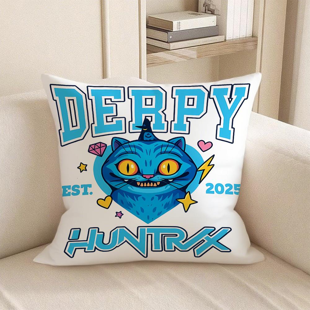 KPop Demon Hunters Cute on the pillow: Huntrx cartoon character pattern pillowcase fashion home decoration 40x40cm
KPop Demon Hunters Cute on the pillow: Huntrx cartoon character pattern pillowcase fashion home decoration 40x40cm