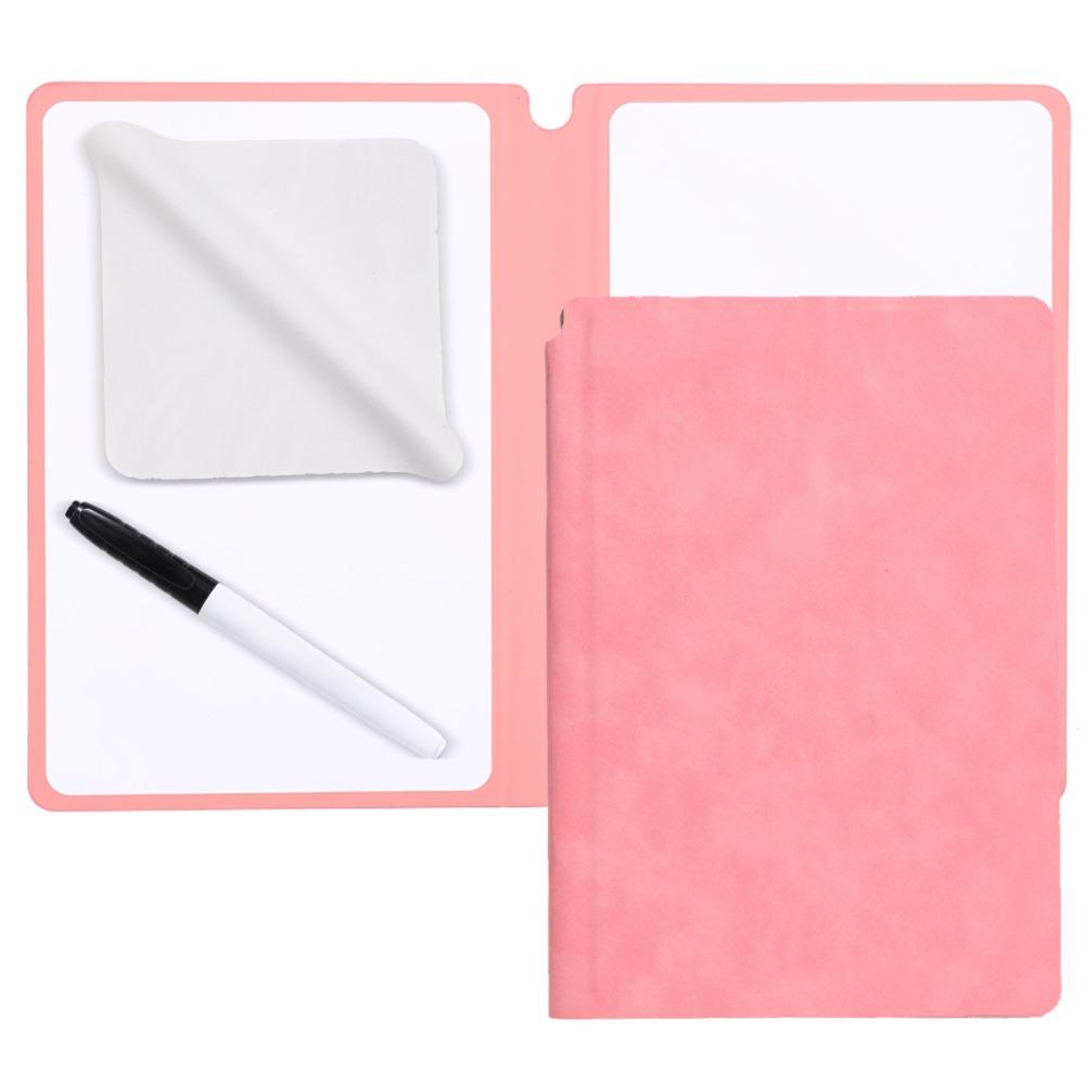 Leather Erasable Memo Pad Reusable Drawing Draft Book Multi-functional Writing Board School Office рожевий
Leather Erasable Memo Pad Reusable Drawing Draft Book Multi-functional Writing Board School Office рожевий