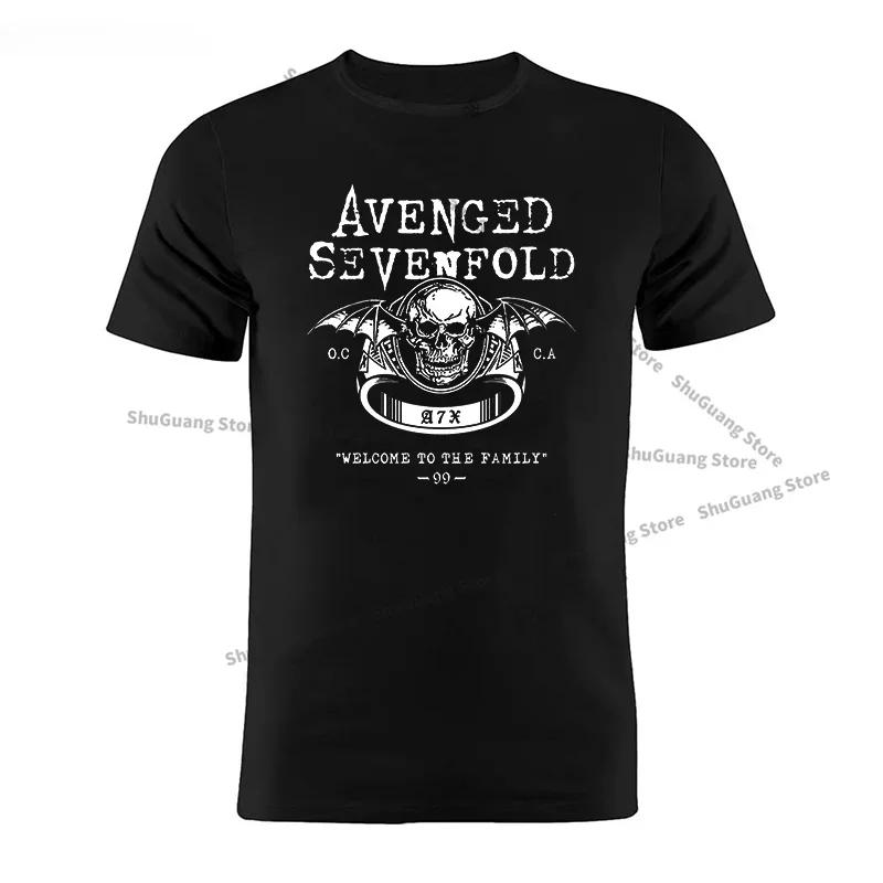 Футболка с принтом группы Heavy Metal Band Avenged Sevenfold, летние футболки с короткими рукавами и круглым вырезом, одежда унисекс, дышащие топы
Футболка с принтом группы Heavy Metal Band Avenged Sevenfold, летние футболки с короткими рукавами и круглым вырезом, одежда унисекс, дышащие топы