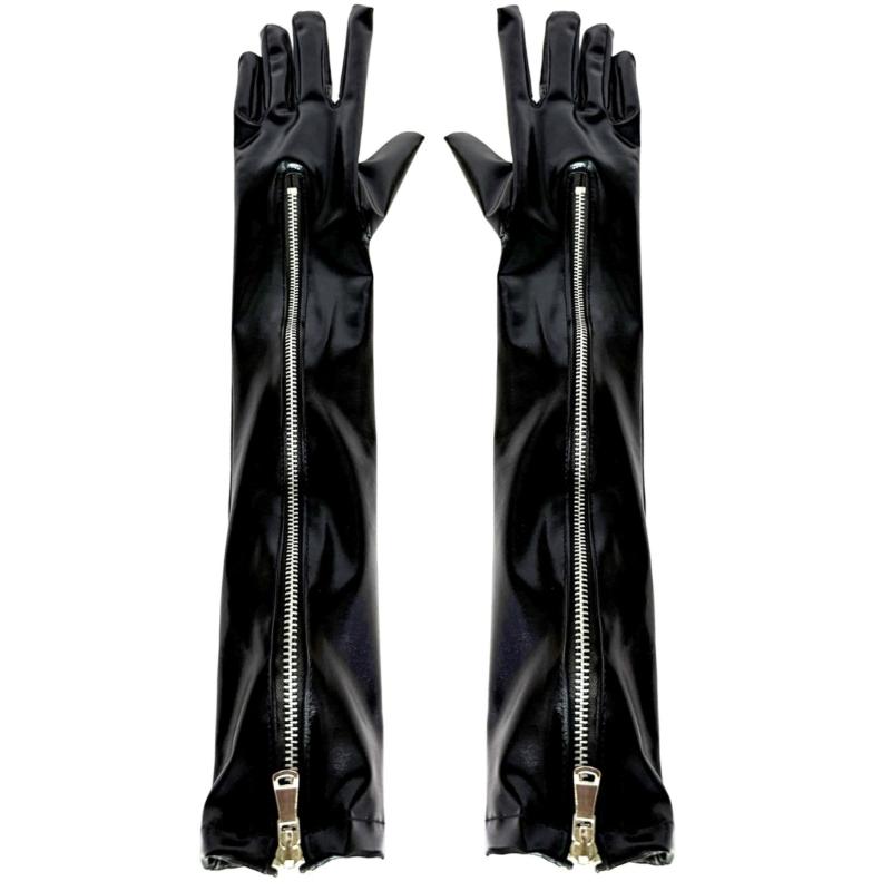 1 Pair Long PU Leather Gloves Women Party Gloves Convenient Zipper Closure Christmas Gift Halloween Costumes Accessory 1
1 Pair Long PU Leather Gloves Women Party Gloves Convenient Zipper Closure Christmas Gift Halloween Costumes Accessory 1