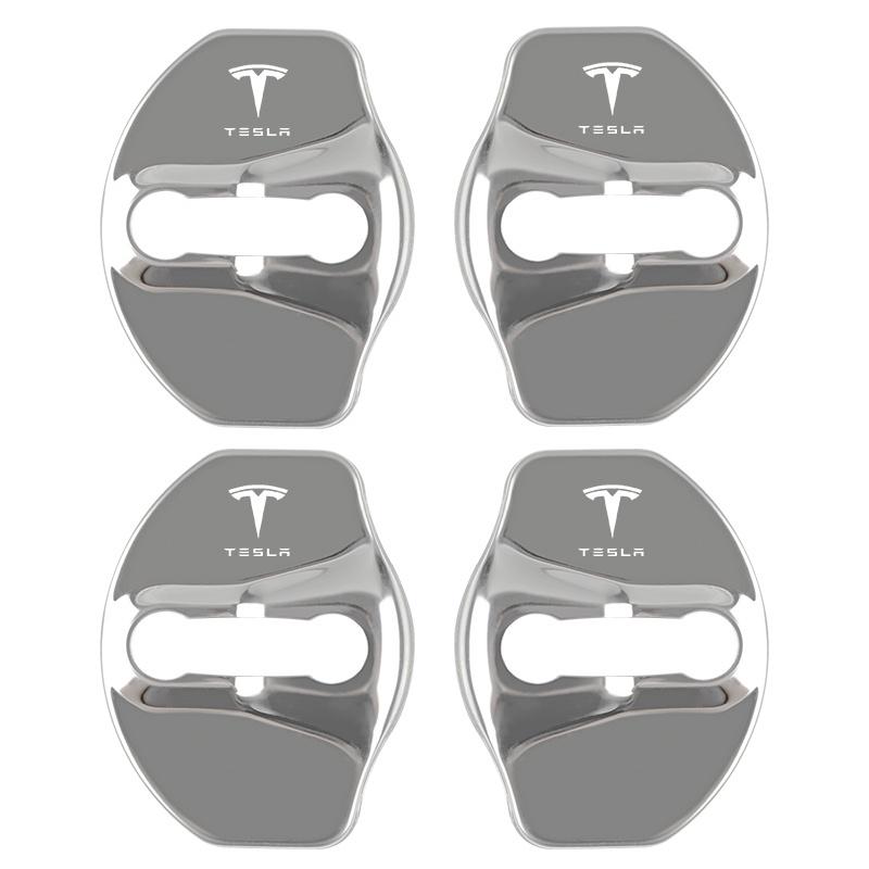 4Pc Car Stainless Steel Door Lock Protective Covers Door Lock Buckles for Tesla Model Y Model 3 2017-2023 / MODEL3 Highland 2024
4Pc Car Stainless Steel Door Lock Protective Covers Door Lock Buckles for Tesla Model Y Model 3 2017-2023 / MODEL3 Highland 2024