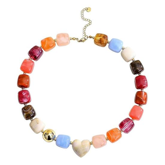 Chunky Beaded Choker Bohemian Colorful Beads Necklace Summer Holiday Necklace for Women Daily Wear Party Beach Vacation 3
Chunky Beaded Choker Bohemian Colorful Beads Necklace Summer Holiday Necklace for Women Daily Wear Party Beach Vacation 3