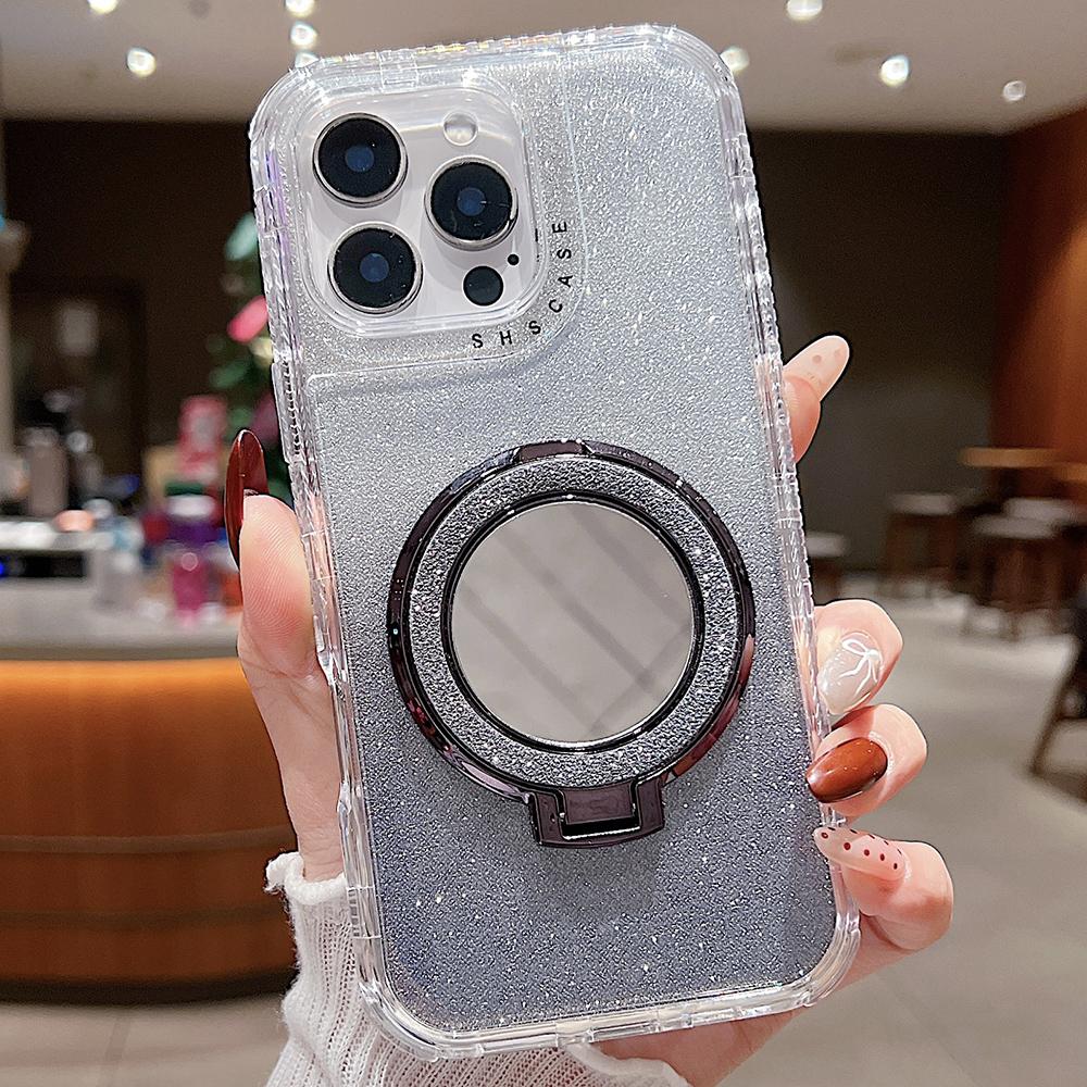 For iPhone 16 Pro Max Case Magnetic Kickstand TPU + PC Glitter Phone Cover with Mirror D
For iPhone 16 Pro Max Case Magnetic Kickstand TPU + PC Glitter Phone Cover with Mirror D