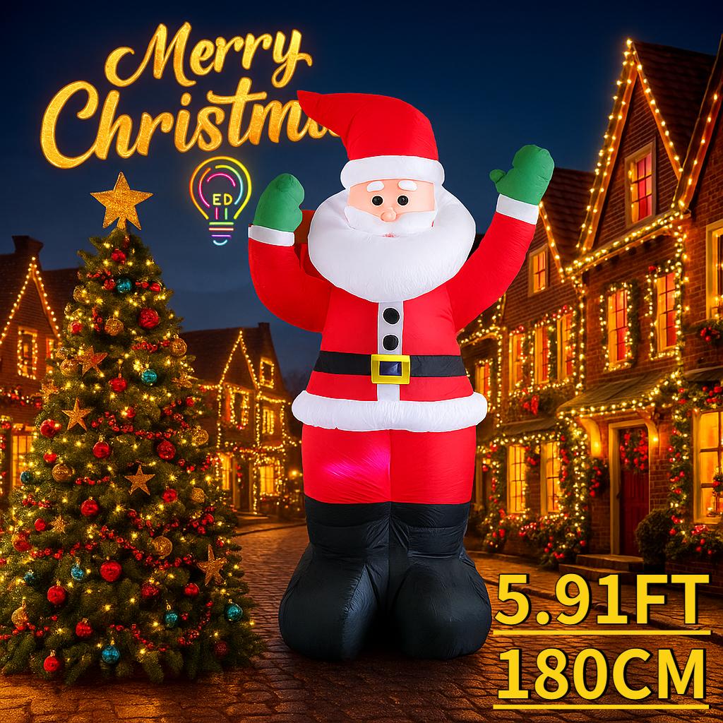 5.91FT Рождественские надувные игрушки со светодиодной подсветкой Рюкзак Поставки Санта-Клауса Домашние украшения Праздничный подарок Рождественские украшения для двора EU
5.91FT Рождественские надувные игрушки со светодиодной подсветкой Рюкзак Поставки Санта-Клауса Домашние украшения Праздничный подарок Рождественские украшения для двора EU