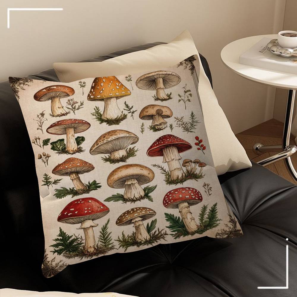 Vintage Classic Wall Art Plants Mushroom Medicine Pillow Cover For Bedroom Room And Living Room Sofa Decorative Cushion Cover 30cmx30cm
Vintage Classic Wall Art Plants Mushroom Medicine Pillow Cover For Bedroom Room And Living Room Sofa Decorative Cushion Cover 30cmx30cm