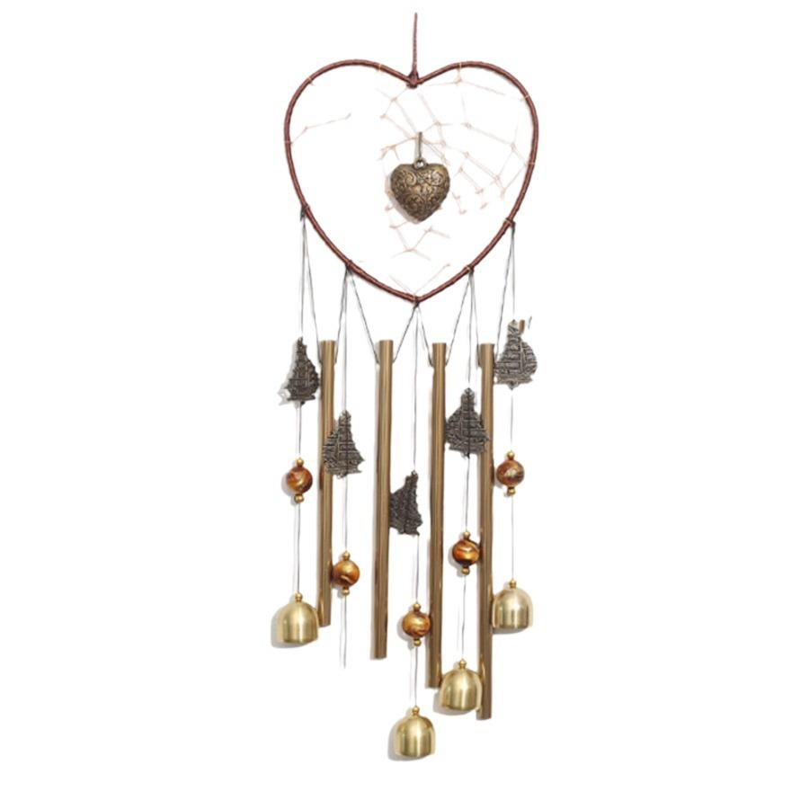 1pcs Heart-Shaped Metal Dreamcatcher Wind Chimes with Bells Outdoor Home Decor Hanging Ornament Durable Metal Tubes Windchime 60x25x16.5cm
1pcs Heart-Shaped Metal Dreamcatcher Wind Chimes with Bells Outdoor Home Decor Hanging Ornament Durable Metal Tubes Windchime 60x25x16.5cm