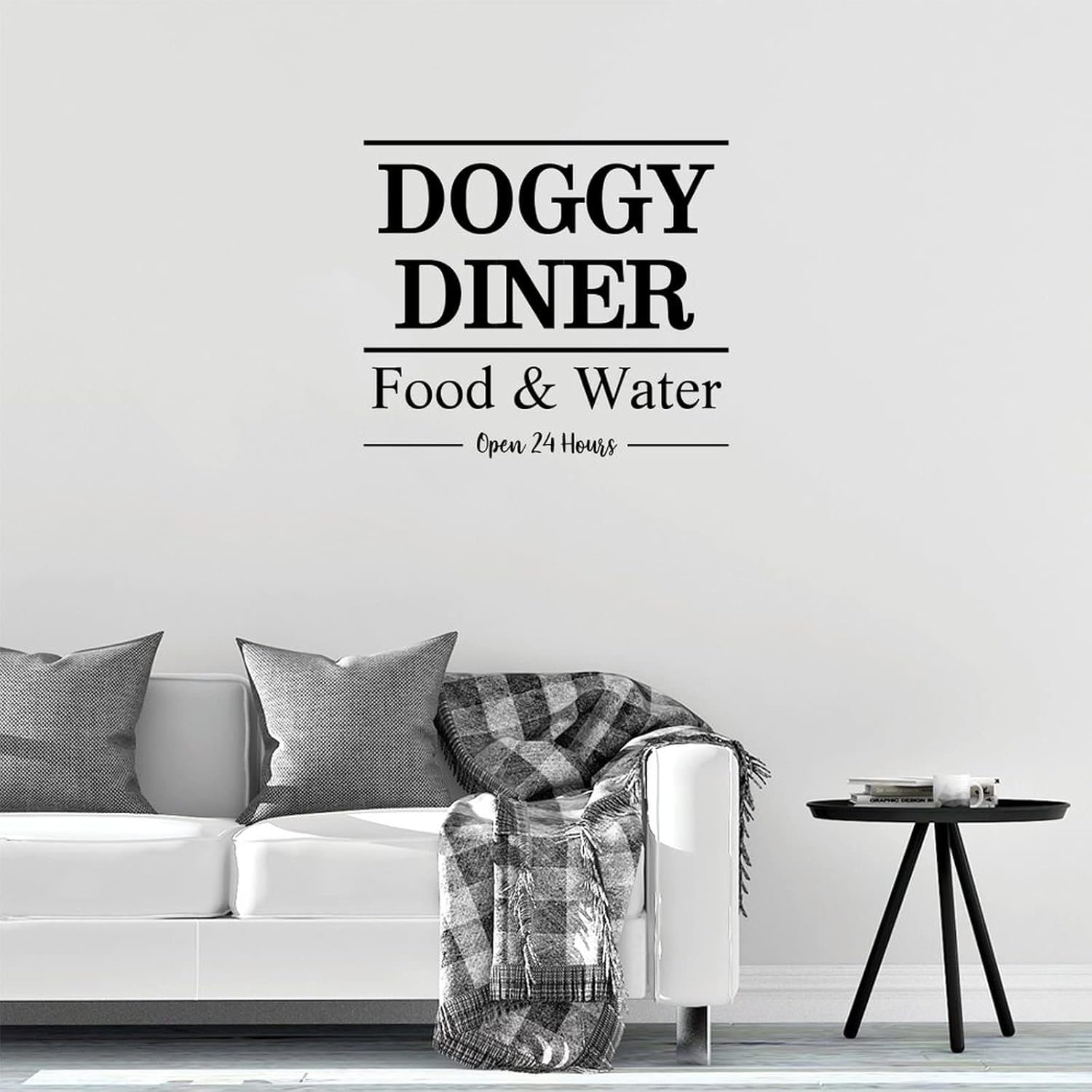 Removable Wall Decal Doggy Diner Food & Water Wall Decal Vinyl Sticker Home Wall Art Decor Removable Wall Stickers Quote Decal for Living Room
Removable Wall Decal Doggy Diner Food & Water Wall Decal Vinyl Sticker Home Wall Art Decor Removable Wall Stickers Quote Decal for Living Room