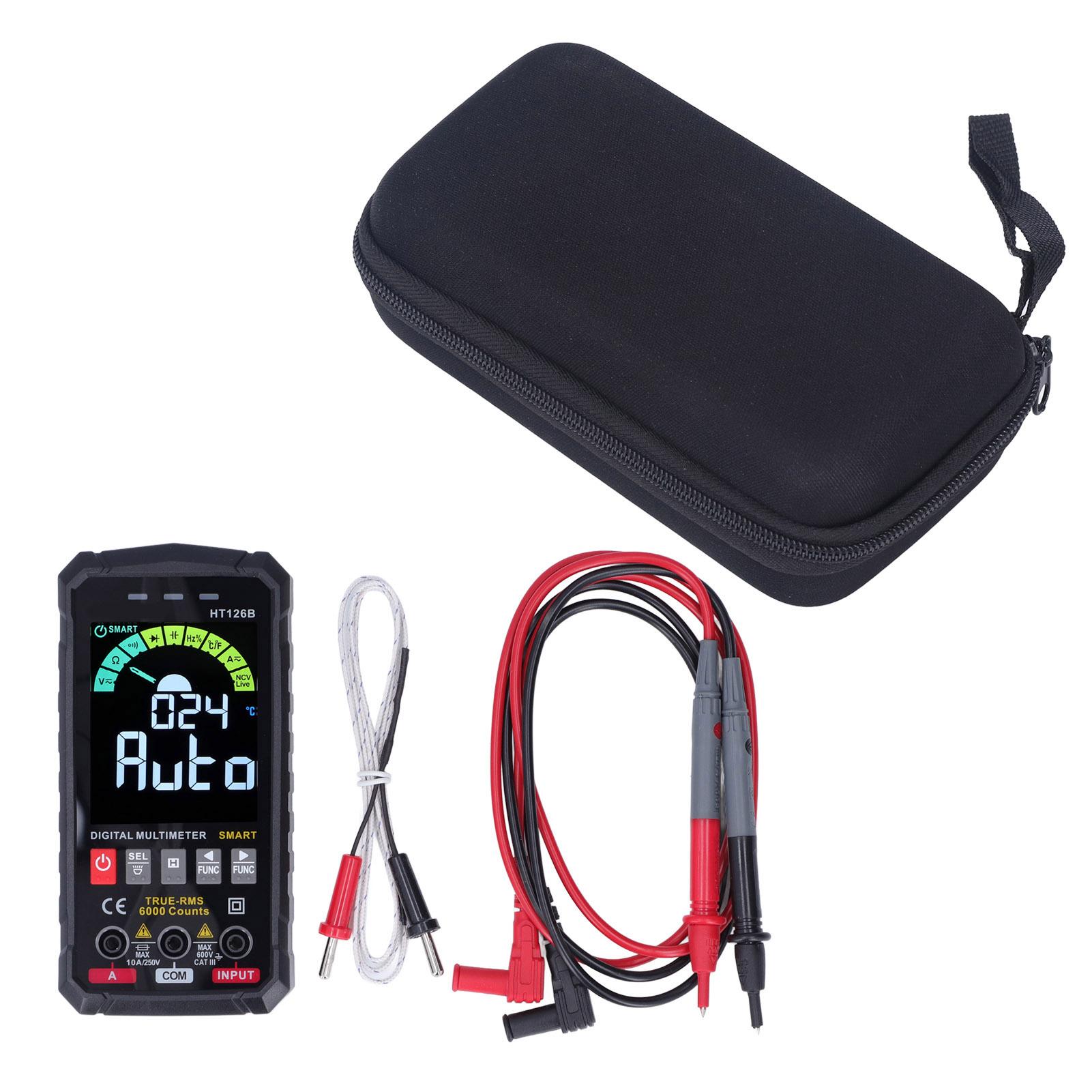 Digital Multimeter Color Display High Accuracy Smart Electrician Meter for Electronic Component
Digital Multimeter Color Display High Accuracy Smart Electrician Meter for Electronic Component