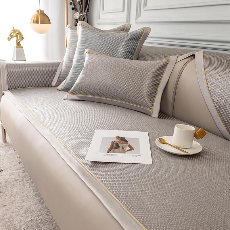 Summer Sofa Cushion Leather Universal Cover Non-Slip Thin Mat Light Luxury Special for Weather 60*60CM
Summer Sofa Cushion Leather Universal Cover Non-Slip Thin Mat Light Luxury Special for Weather 60*60CM