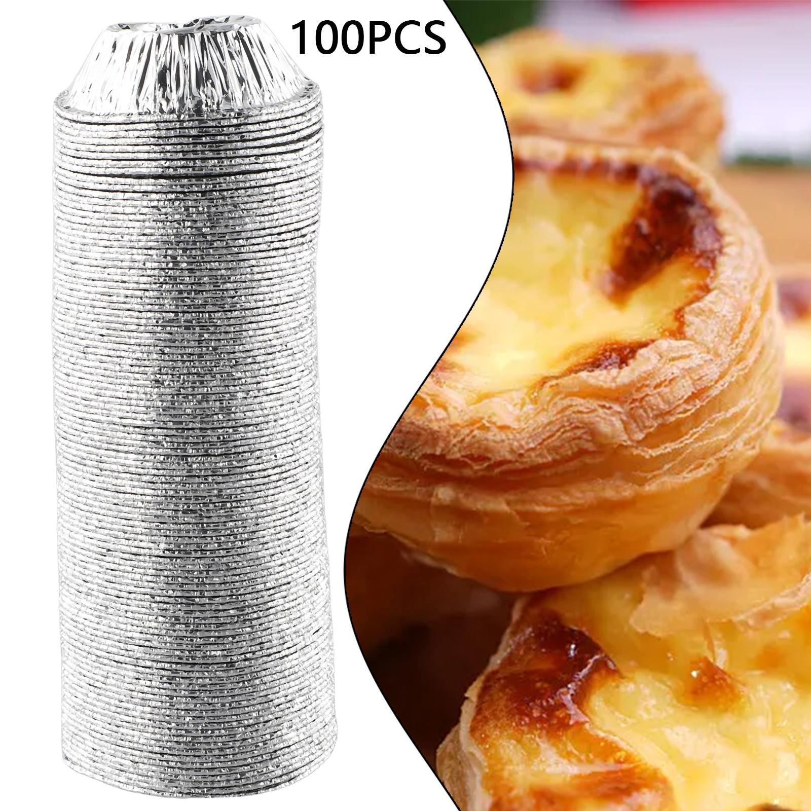 100pcs Disposable Aluminum Foil Baking Cups Egg Tart Pan Cupcake Case Tar Cake Mold- Bakewares With Tin Barbecue Seasoning Cup CHINA
100pcs Disposable Aluminum Foil Baking Cups Egg Tart Pan Cupcake Case Tar Cake Mold- Bakewares With Tin Barbecue Seasoning Cup CHINA