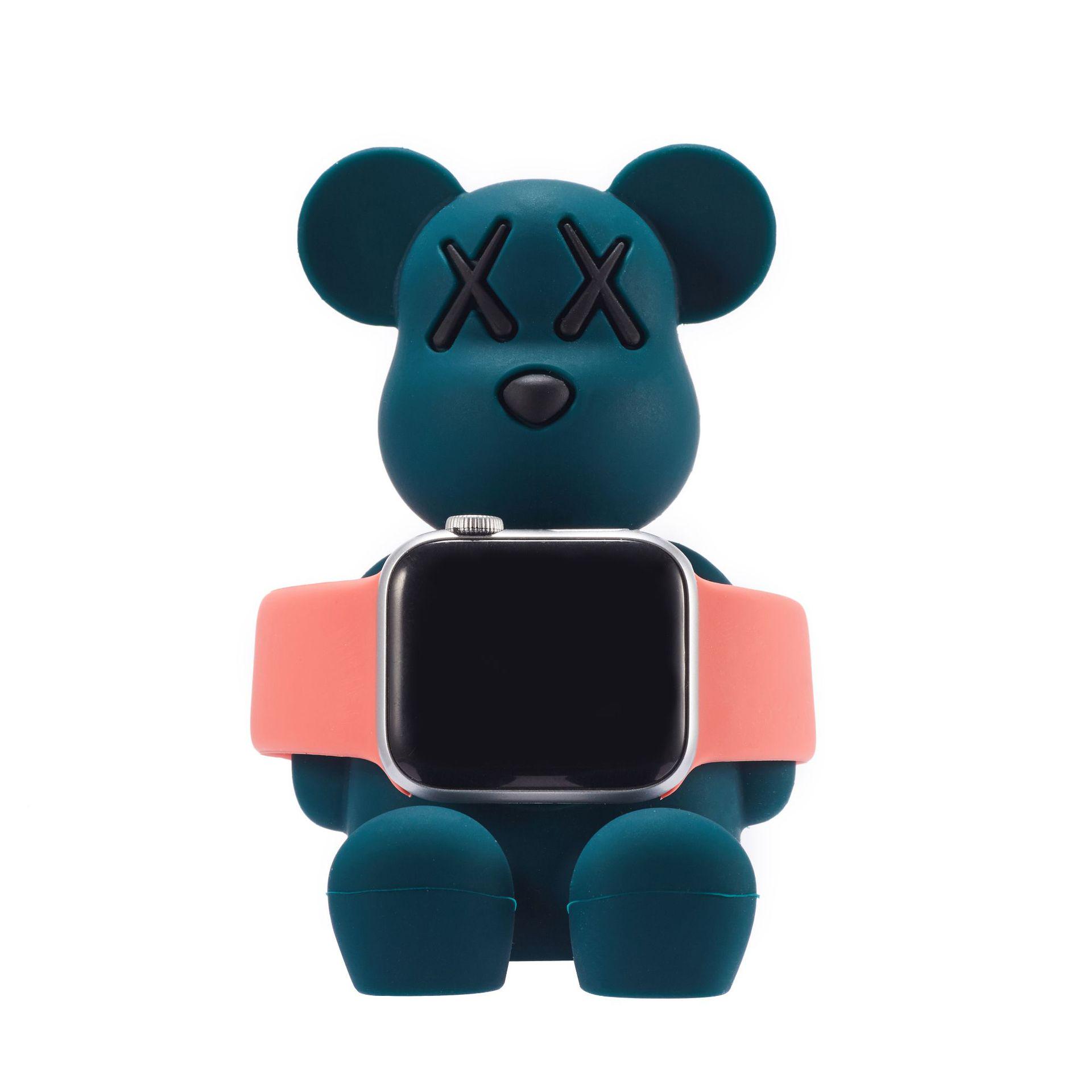 Универсальная силиконовая зарядная подставка для Apple Watch Series 1-8 Ultra - Дизайн «Фиолетовый медведь»
Универсальная силиконовая зарядная подставка для Apple Watch Series 1-8 Ultra - Дизайн «Фиолетовый медведь»