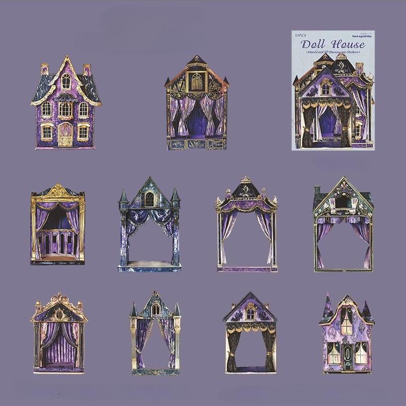 10pcs/pack Dollhouse House Stickers Decor Junk Journal DIY Srapbooking Collage Stationery PET Scrapbook Supplies
10pcs/pack Dollhouse House Stickers Decor Junk Journal DIY Srapbooking Collage Stationery PET Scrapbook Supplies