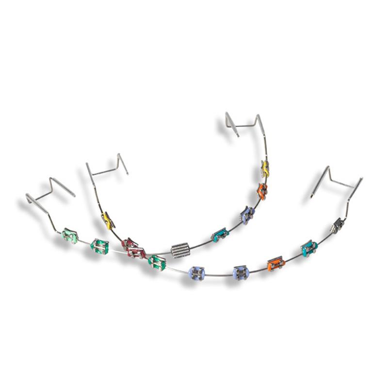 Dental Decoration Set, Including Arch Line, Braces And Straps, Orthodontic Colored Metal Bracket Model
Dental Decoration Set, Including Arch Line, Braces And Straps, Orthodontic Colored Metal Bracket Model