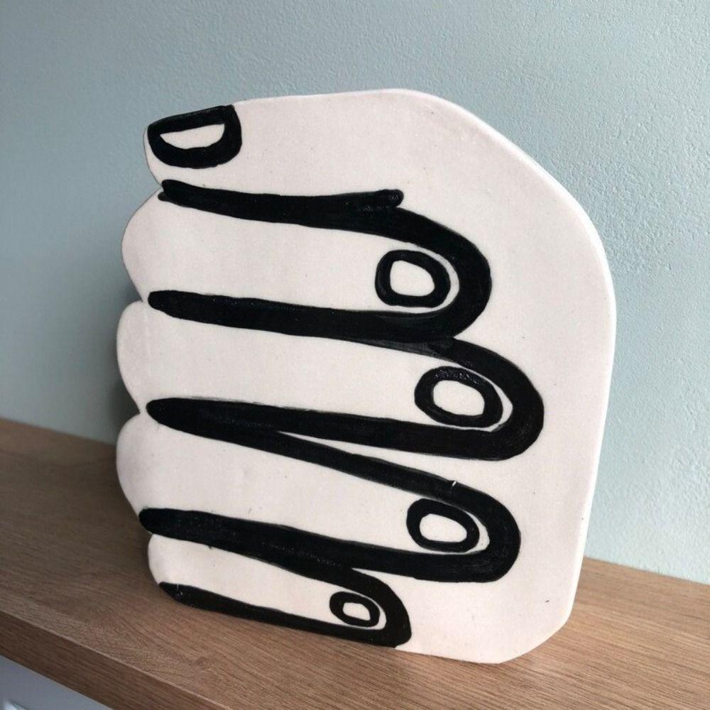 Floral Decorative White Vases Funy Decor Unique Flower Vase Creativity Flower Accessories
Floral Decorative White Vases Funy Decor Unique Flower Vase Creativity Flower Accessories