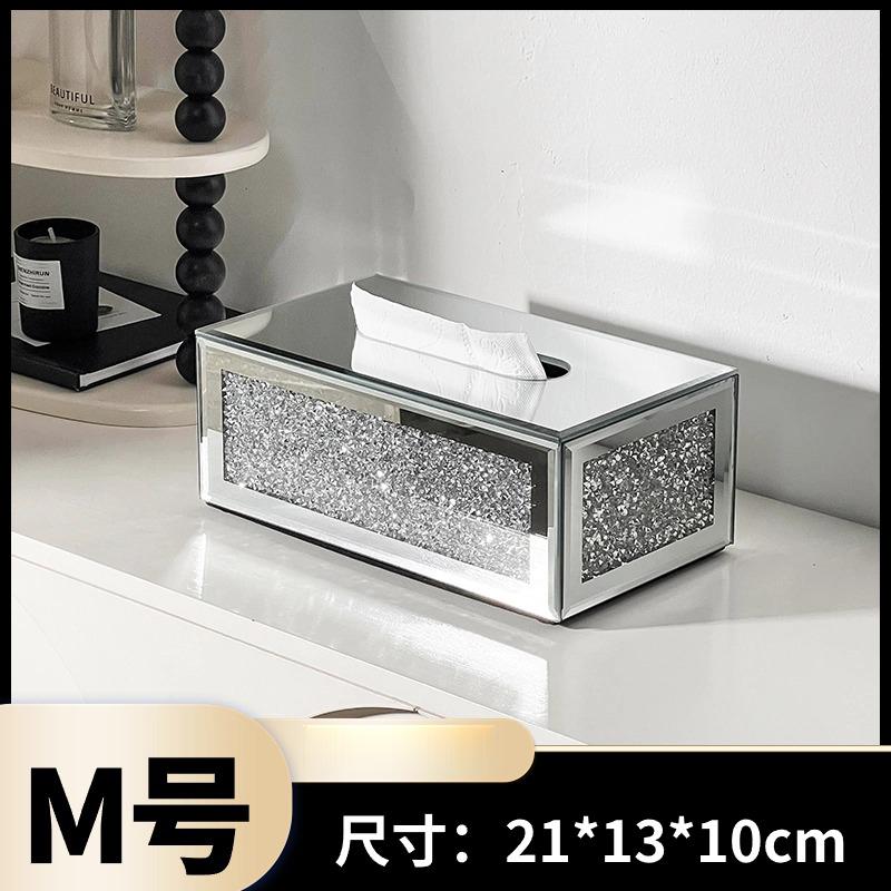 Tissue Box Luxury Glass Diamond Inlaid Paper Holder Napkin Storage Tea Table Office Living Room Home Decoration
Tissue Box Luxury Glass Diamond Inlaid Paper Holder Napkin Storage Tea Table Office Living Room Home Decoration