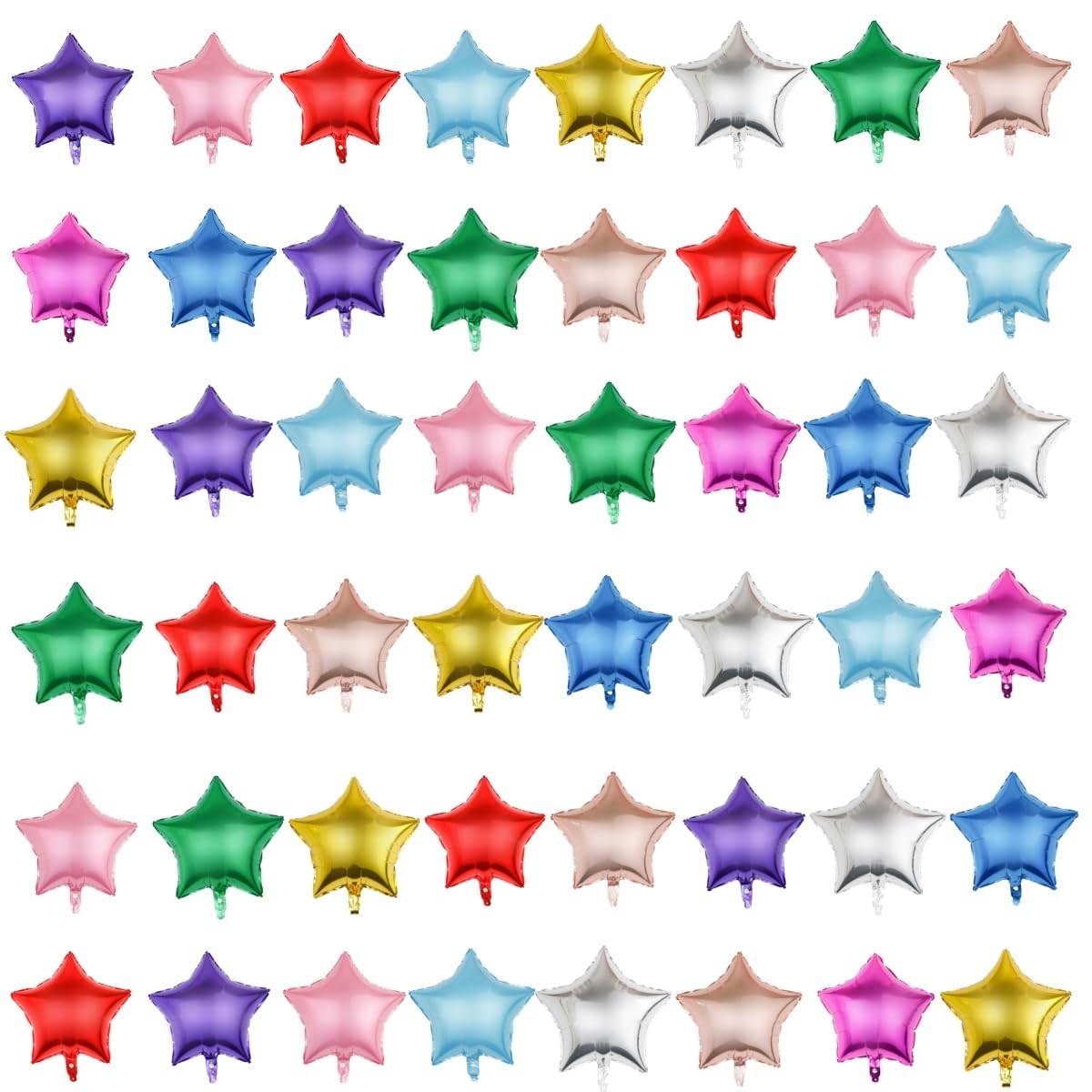 Repctbu Star-Shaped Balloons Set 12.5 cm Party Decorations for Birthday Wedding Anniversary Blue Pink Red Light Blue Gold Silver Green
Repctbu Star-Shaped Balloons Set 12.5 cm Party Decorations for Birthday Wedding Anniversary Blue Pink Red Light Blue Gold Silver Green