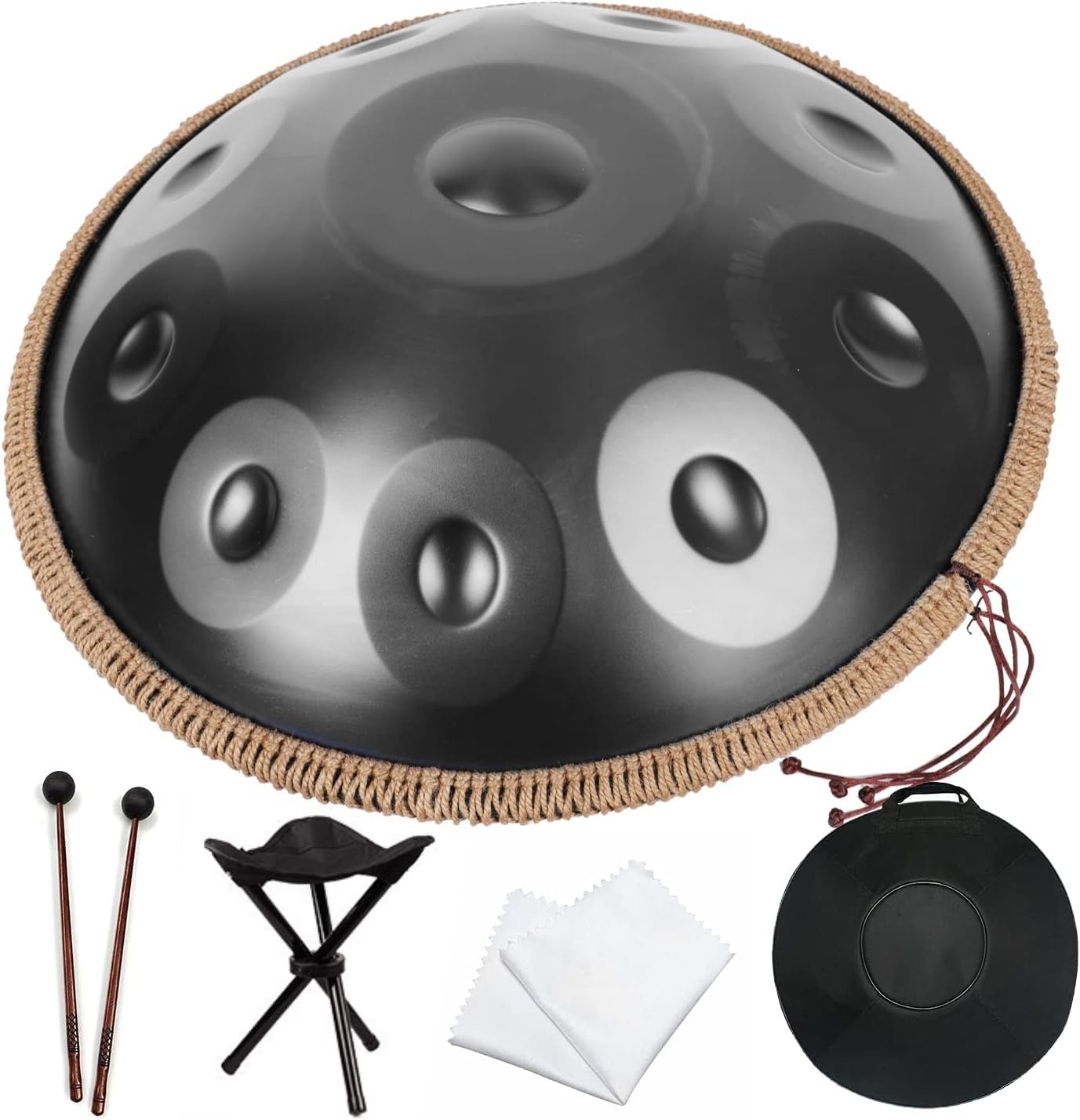 LOMUTY Handpan Tongue 22 10 Steel Metal Percussion Musical Performance Сталева сумка для зберігання в комплекті Барабанні палички Барабан, Барабан, Дюйми, Звуки, Барабан, Барабан,
LOMUTY Handpan Tongue 22 10 Steel Metal Percussion Musical Performance Сталева сумка для зберігання в комплекті Барабанні палички Барабан, Барабан, Дюйми, Звуки, Барабан, Барабан,