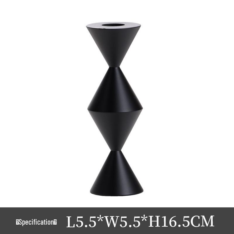 Modern Geometric Rhombus Solid Wood Candlestick – Minimalist Abstract Pillar Sculpture for B&B or Model Room Decor
Modern Geometric Rhombus Solid Wood Candlestick – Minimalist Abstract Pillar Sculpture for B&B or Model Room Decor