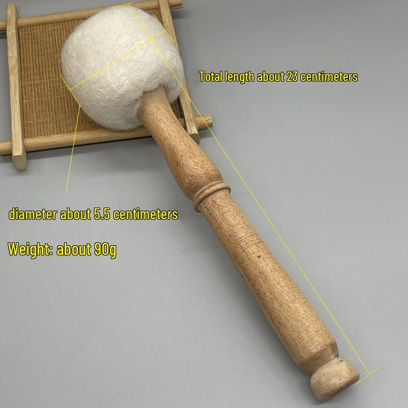 Nepal Handmade Wool Felt Singing Bowl Mallet - Sound Therapy Striker Stick
Nepal Handmade Wool Felt Singing Bowl Mallet - Sound Therapy Striker Stick
