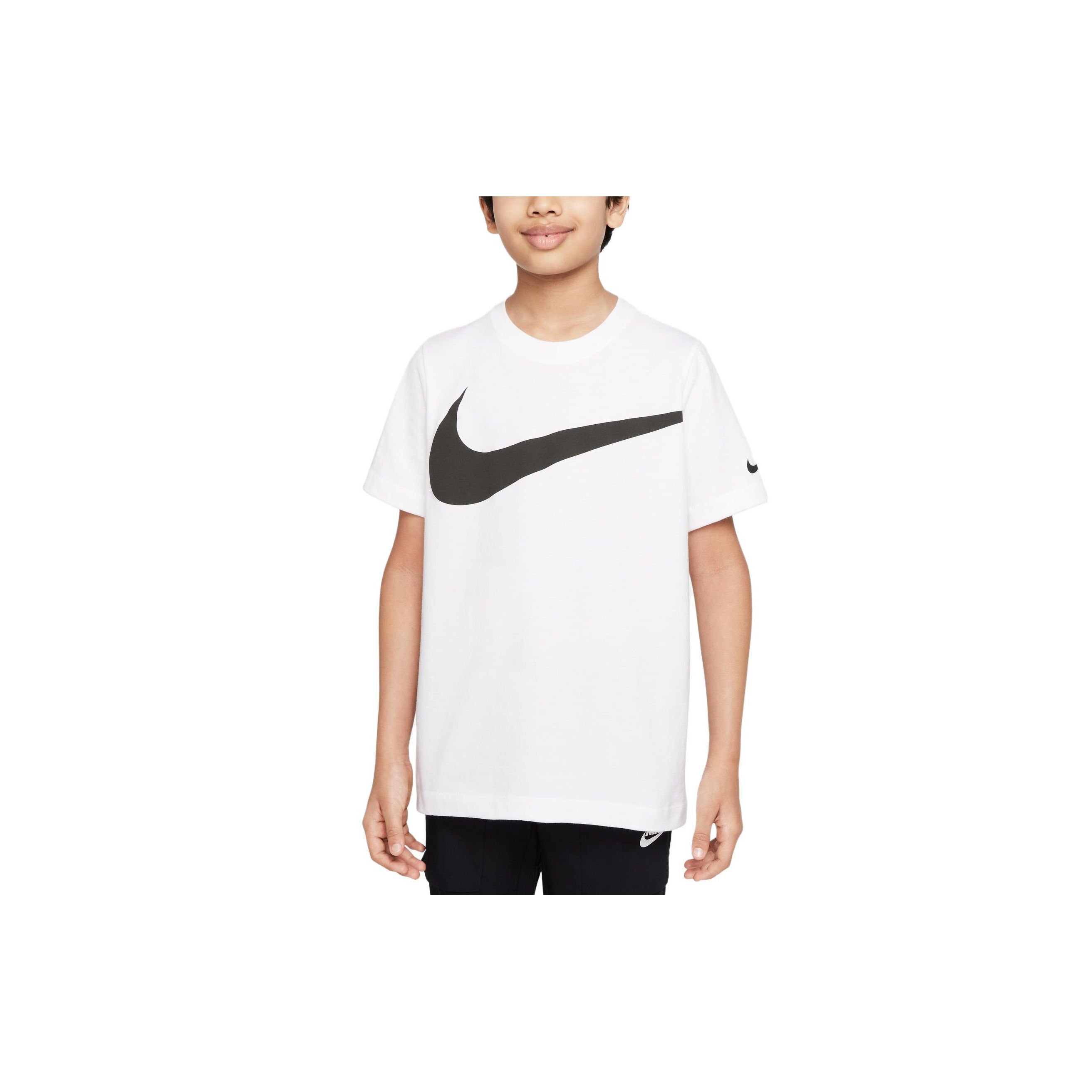 Nike Футболка серии Sportswear Essentials с крупным логотипом и круглым вырезом, с коротким рукавом, детская, белая DO1807-100 S
Nike Футболка серии Sportswear Essentials с крупным логотипом и круглым вырезом, с коротким рукавом, детская, белая DO1807-100 S