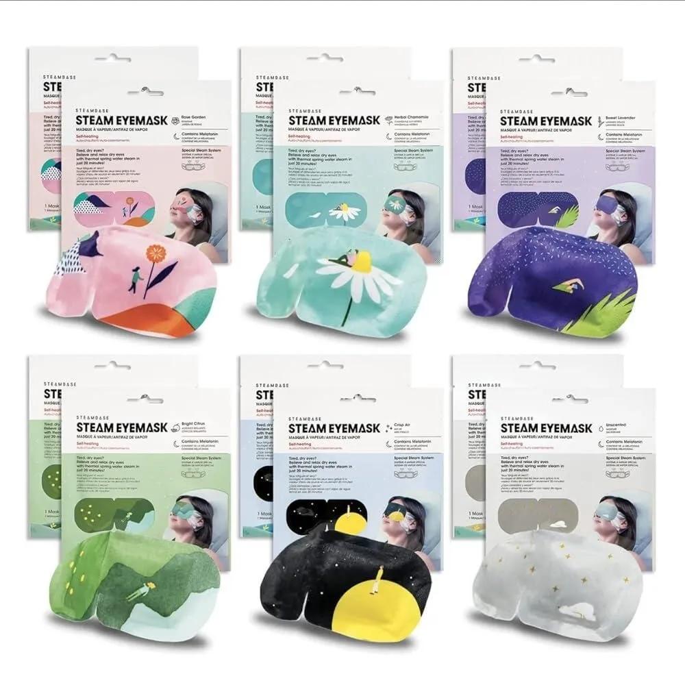 Steam Eye Mask for Dry, Puffy Eyes Quick Disposable Self-Heating Stocking Stuffers 12-Pack
Steam Eye Mask for Dry, Puffy Eyes Quick Disposable Self-Heating Stocking Stuffers 12-Pack