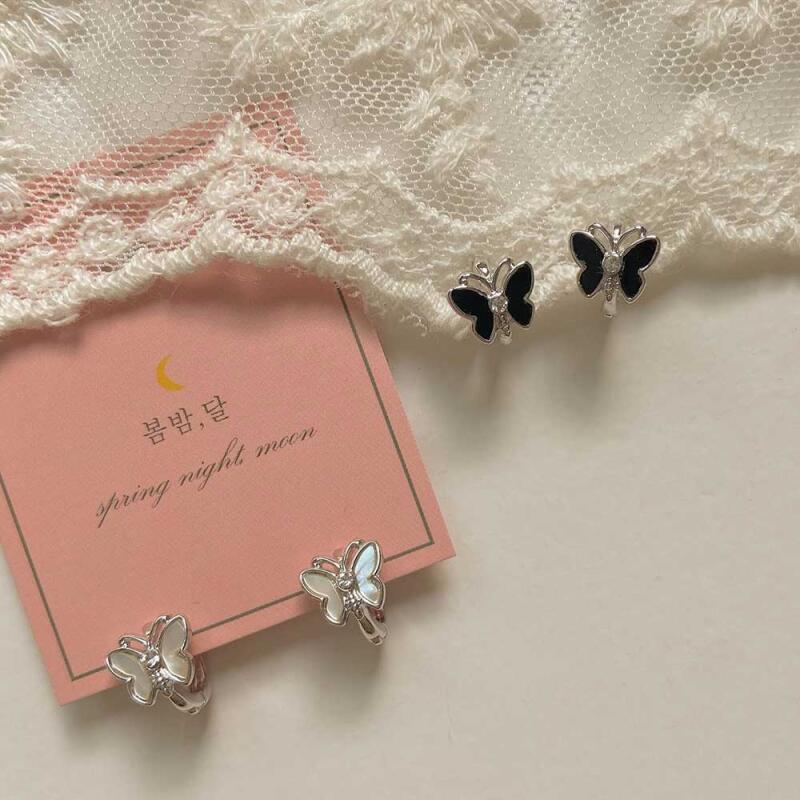 Butterfly Mother-of-Pearl One-Touch Earrings white
Butterfly Mother-of-Pearl One-Touch Earrings white