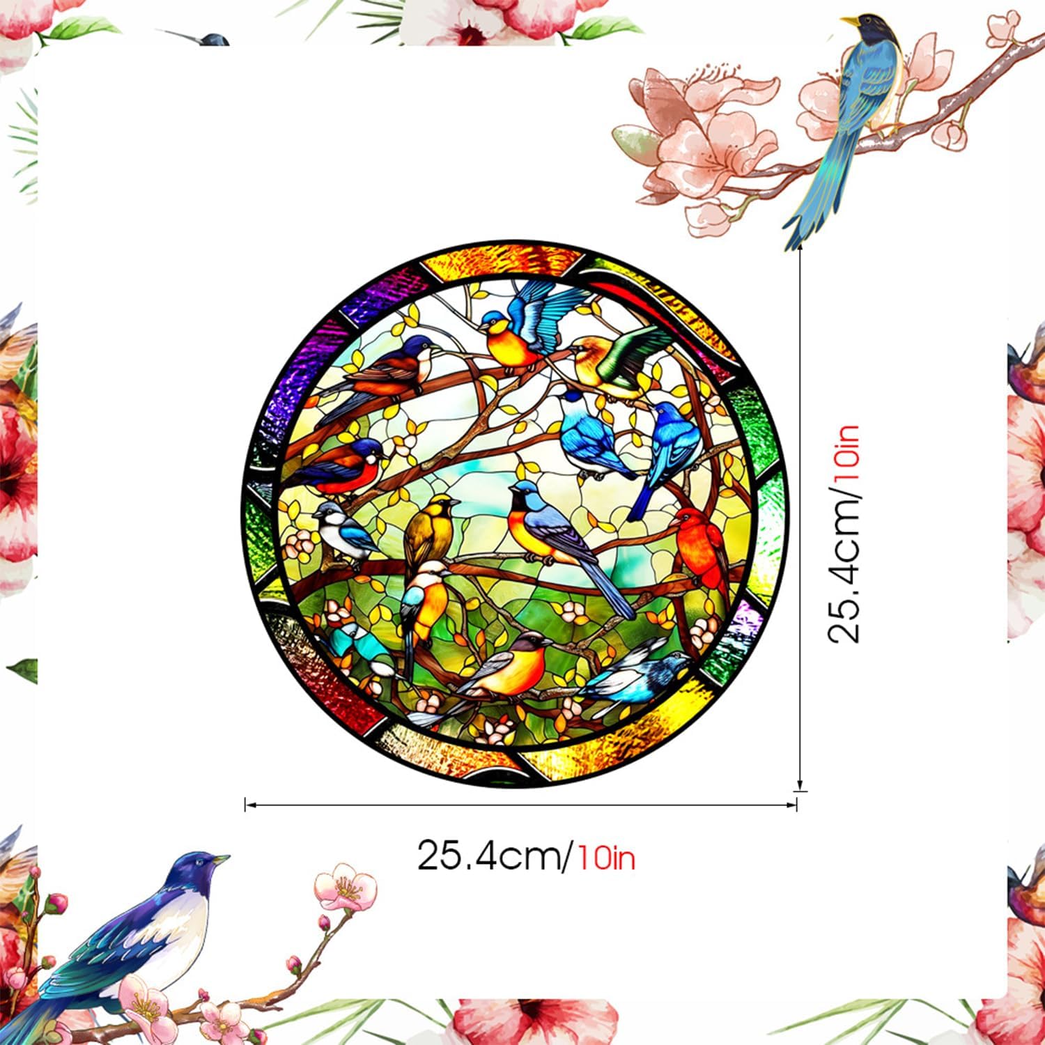 Hummingbird Flower Window Electrostatic Stickers Waterproof Vinyl Decals Static Cling Glass Windows Animal Home Decoration
Hummingbird Flower Window Electrostatic Stickers Waterproof Vinyl Decals Static Cling Glass Windows Animal Home Decoration