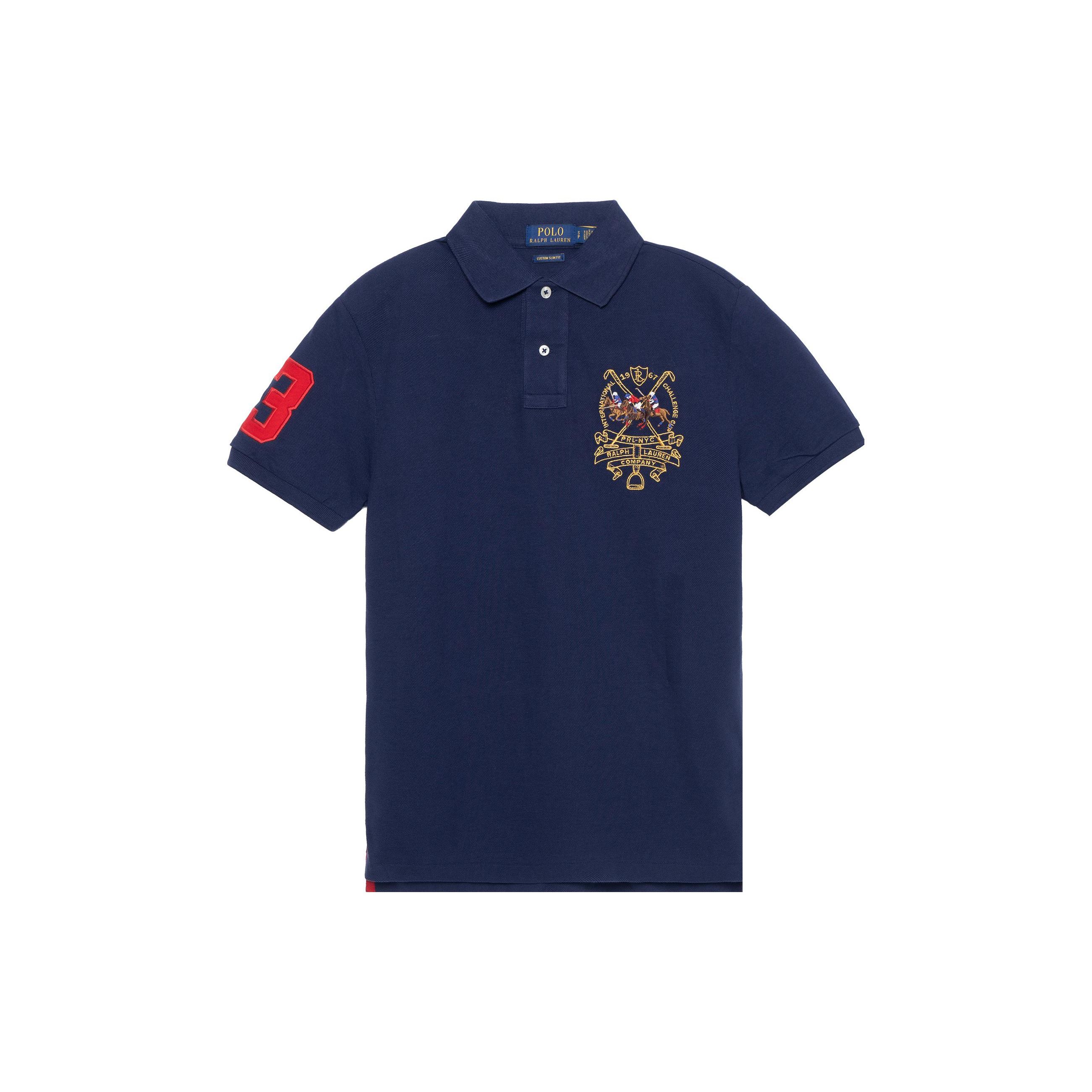 Polo Ralph Lauren SS23 Pattern Number Printed Short Sleeve Polo Shirt Men tops Navy-Blue 710807546-003 L
Polo Ralph Lauren SS23 Pattern Number Printed Short Sleeve Polo Shirt Men tops Navy-Blue 710807546-003 L