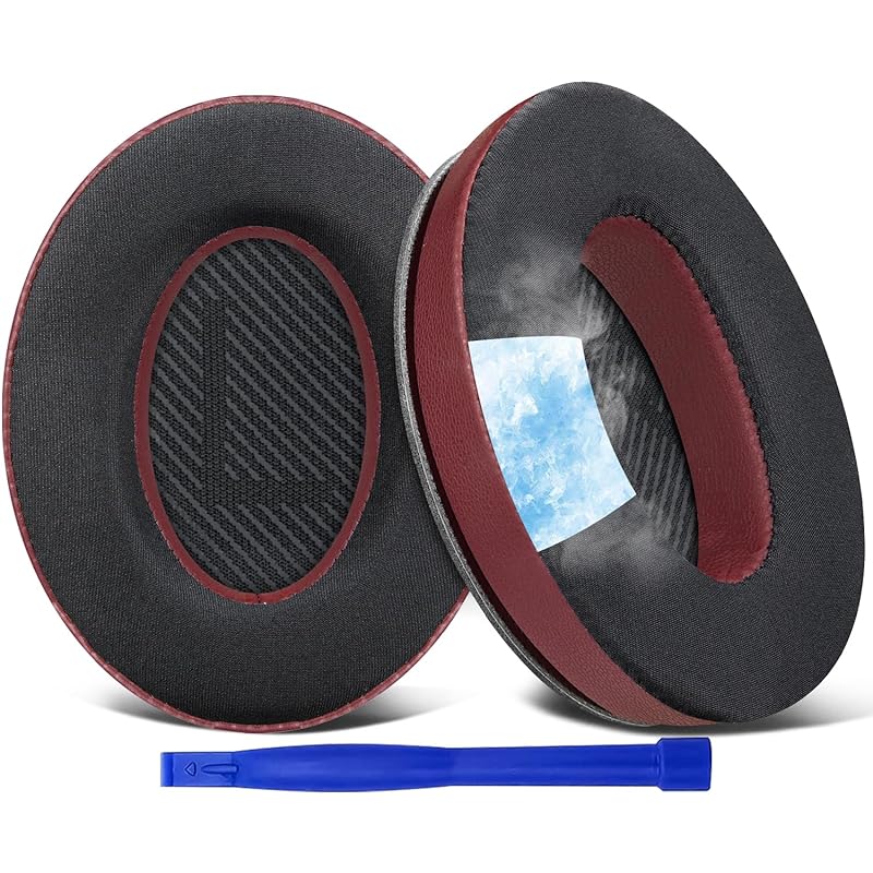 SoloWIT cooling gel pad ear pads Bose QuietComfort 35 & 35ii (QC35 QC35ii) wireless headphone for exchange ear cushion headphone pad sound insulation
SoloWIT cooling gel pad ear pads Bose QuietComfort 35 & 35ii (QC35 QC35ii) wireless headphone for exchange ear cushion headphone pad sound insulation