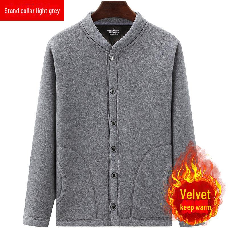 Зимний бархатный кардиган папы: Плотный, теплый свитер с V-образным вырезом для мужчин среднего и пожилого возраста XL (80-120 jin)
Зимний бархатный кардиган папы: Плотный, теплый свитер с V-образным вырезом для мужчин среднего и пожилого возраста XL (80-120 jin)