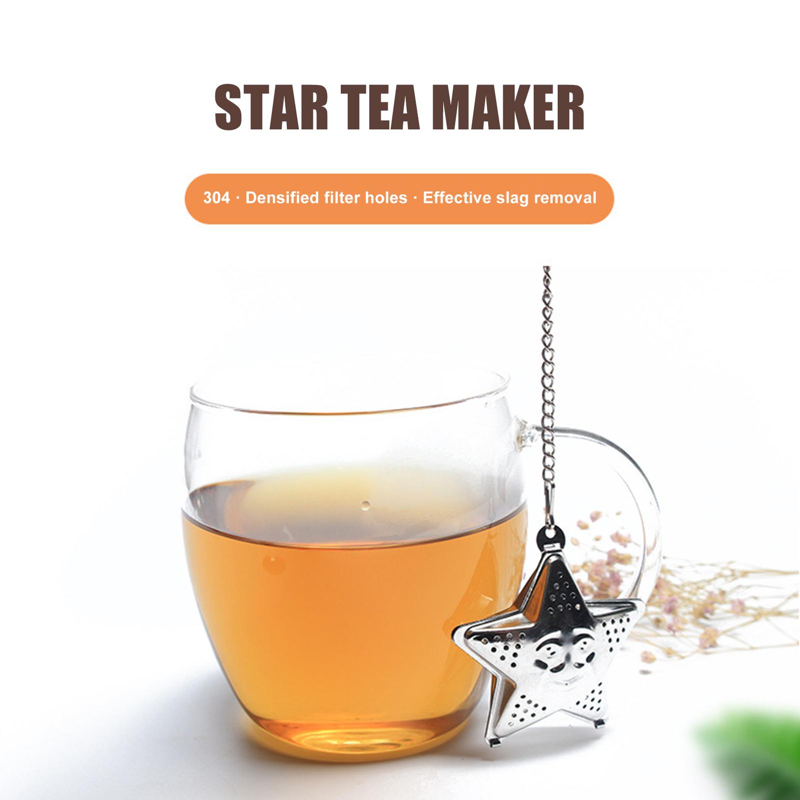 Star Shape Stainless Steel Tea Infuser Filter Corrosion Resistance Tea Infuser Filter for Seeping Loose Leaf Teas & Coffees
Star Shape Stainless Steel Tea Infuser Filter Corrosion Resistance Tea Infuser Filter for Seeping Loose Leaf Teas & Coffees
