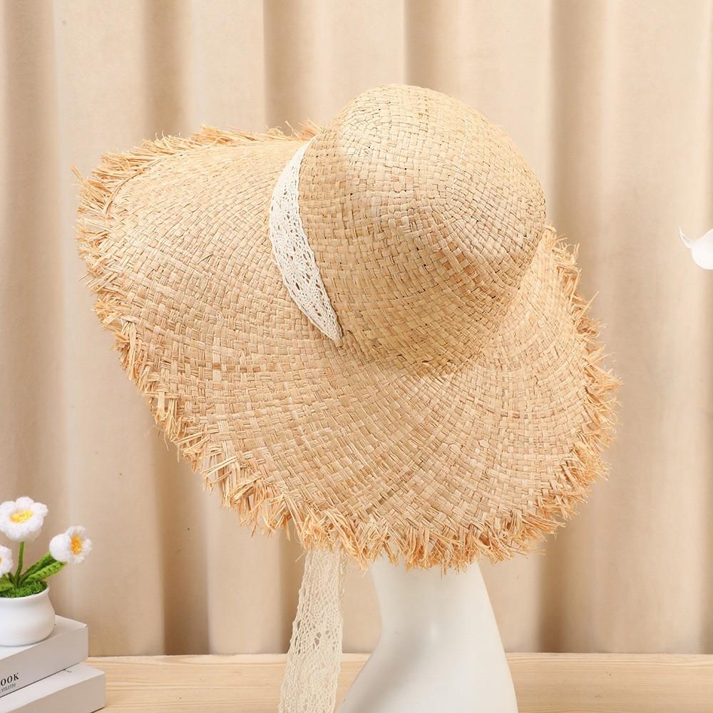 French Pink Ribbon Raffia Hats Women s Summer Travel Dome Straw Hat Girls Seaside Beach Big Eaves Woven Sunscreen Sun Hat Panama 54-59cm
French Pink Ribbon Raffia Hats Women s Summer Travel Dome Straw Hat Girls Seaside Beach Big Eaves Woven Sunscreen Sun Hat Panama 54-59cm