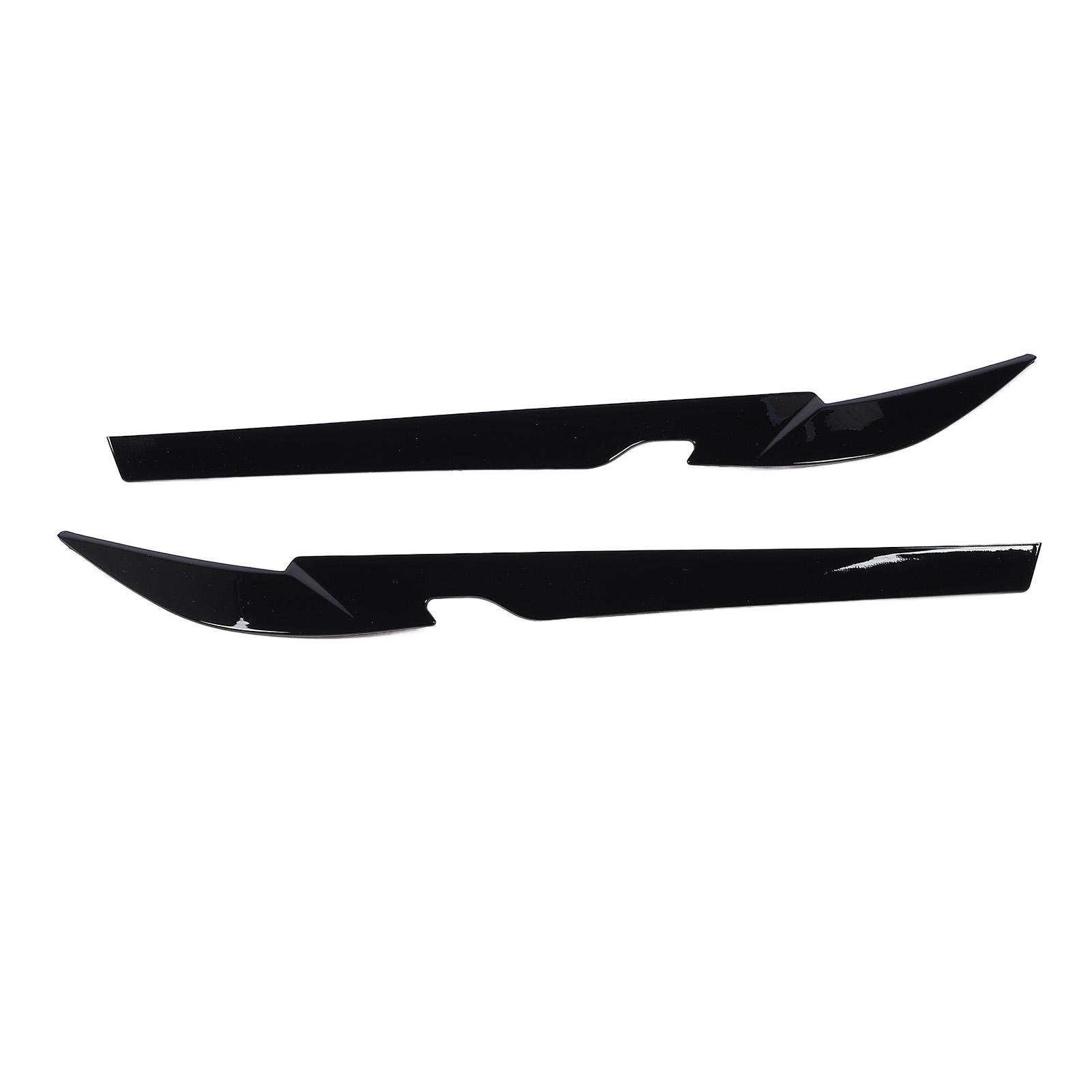 Pair of Front Headlight Eyebrow Glossy Black Left Right Headlamp Eyelid Cover Trim for 5 Series G30
Pair of Front Headlight Eyebrow Glossy Black Left Right Headlamp Eyelid Cover Trim for 5 Series G30