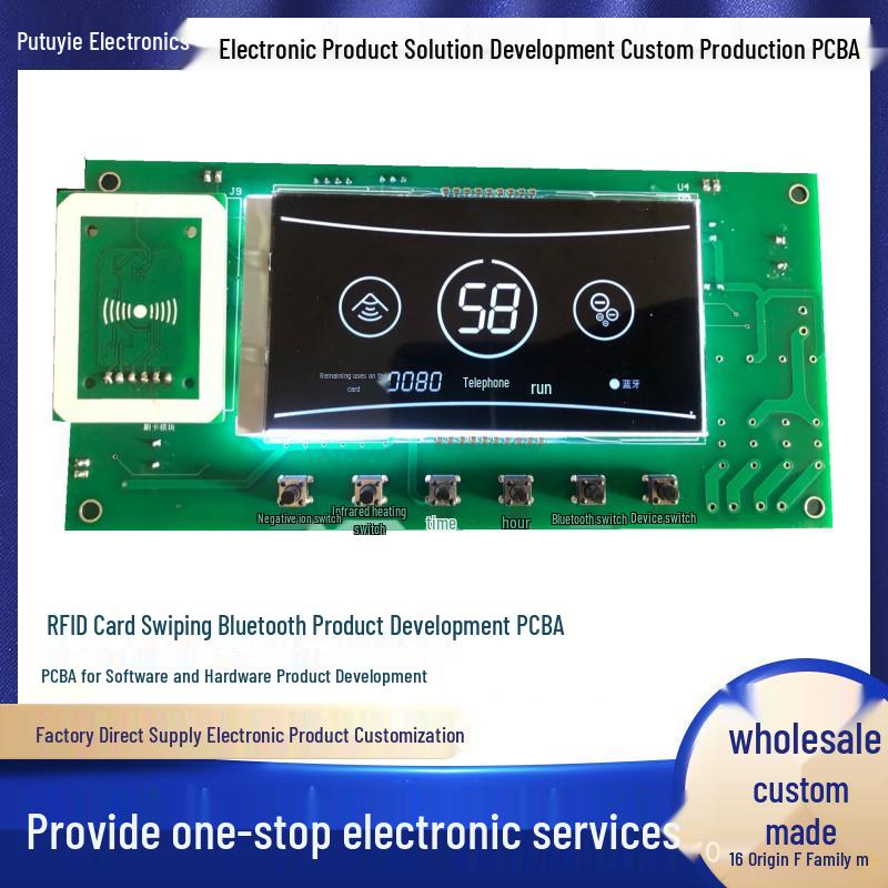 RFID Bluetooth Voice-Control Board PCBA Solution for Appliance Control Development PTY08
RFID Bluetooth Voice-Control Board PCBA Solution for Appliance Control Development PTY08