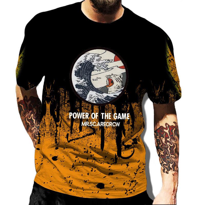 Wave Cat 3D Printed Animal Short Sleeve Street Style Casual Animal T-shirt for Men Women Shirt S
Wave Cat 3D Printed Animal Short Sleeve Street Style Casual Animal T-shirt for Men Women Shirt S