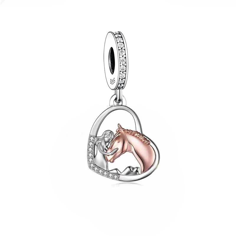 925 Silver Horse Charm Bracelet For Women Best Friends Bead Pets Lover Berloque Fit Original Pan Jewelry
925 Silver Horse Charm Bracelet For Women Best Friends Bead Pets Lover Berloque Fit Original Pan Jewelry