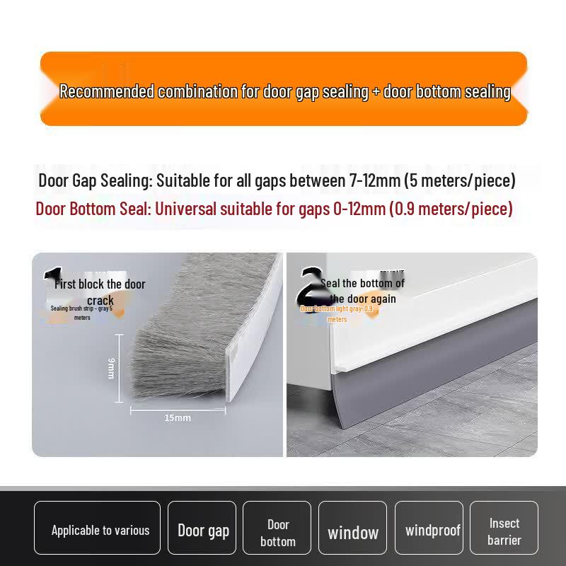 Self-Adhesive Door & Window Brush Seal Strip
Self-Adhesive Door & Window Brush Seal Strip