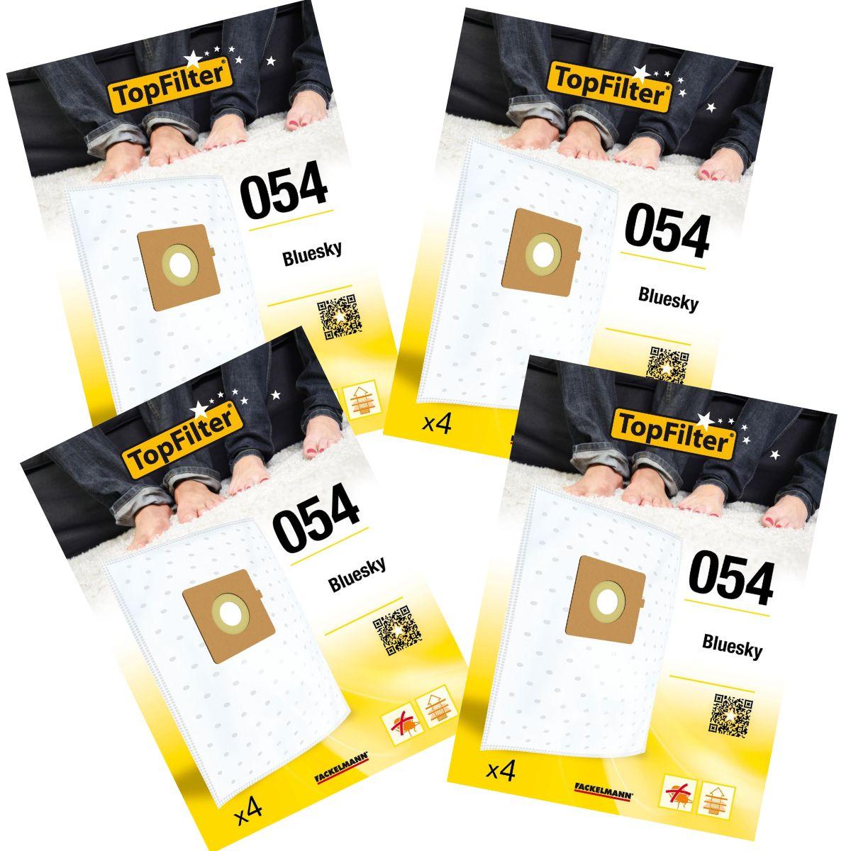 Набор из 4 упаковок по 4 мешка для пылесоса 64054 Bluesky TopFilter Premium ref. 9994150
Набор из 4 упаковок по 4 мешка для пылесоса 64054 Bluesky TopFilter Premium ref. 9994150