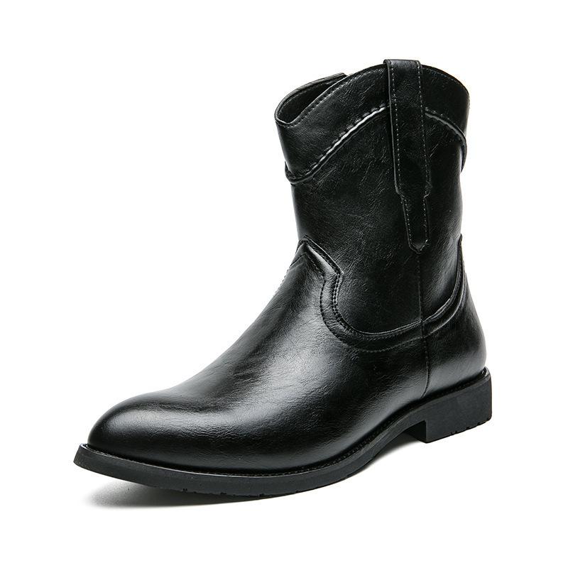 Large size western style cowboy boots knight pointed leather boots 38-48 yards autumn and winter European and American leathershoes 38 чёрный
Large size western style cowboy boots knight pointed leather boots 38-48 yards autumn and winter European and American leathershoes 38 чёрный