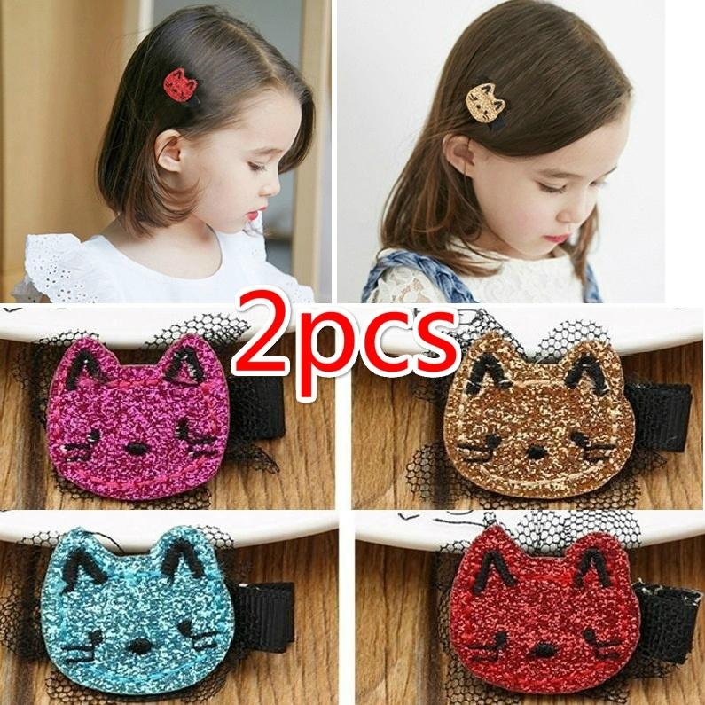 New 2Pcs Cute Cat Cartoon Fruits Hair Clips Snaps Hairpin Girls Baby Kids Hair Bow Accessories Random Co
New 2Pcs Cute Cat Cartoon Fruits Hair Clips Snaps Hairpin Girls Baby Kids Hair Bow Accessories Random Co