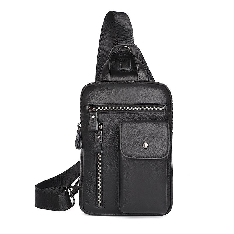 Leisure Leather Men s Chest Bag with Multifunctional and Large Capacity Single Shoulder Crossbody Bag for Leisure Travel чёрный
Leisure Leather Men s Chest Bag with Multifunctional and Large Capacity Single Shoulder Crossbody Bag for Leisure Travel чёрный